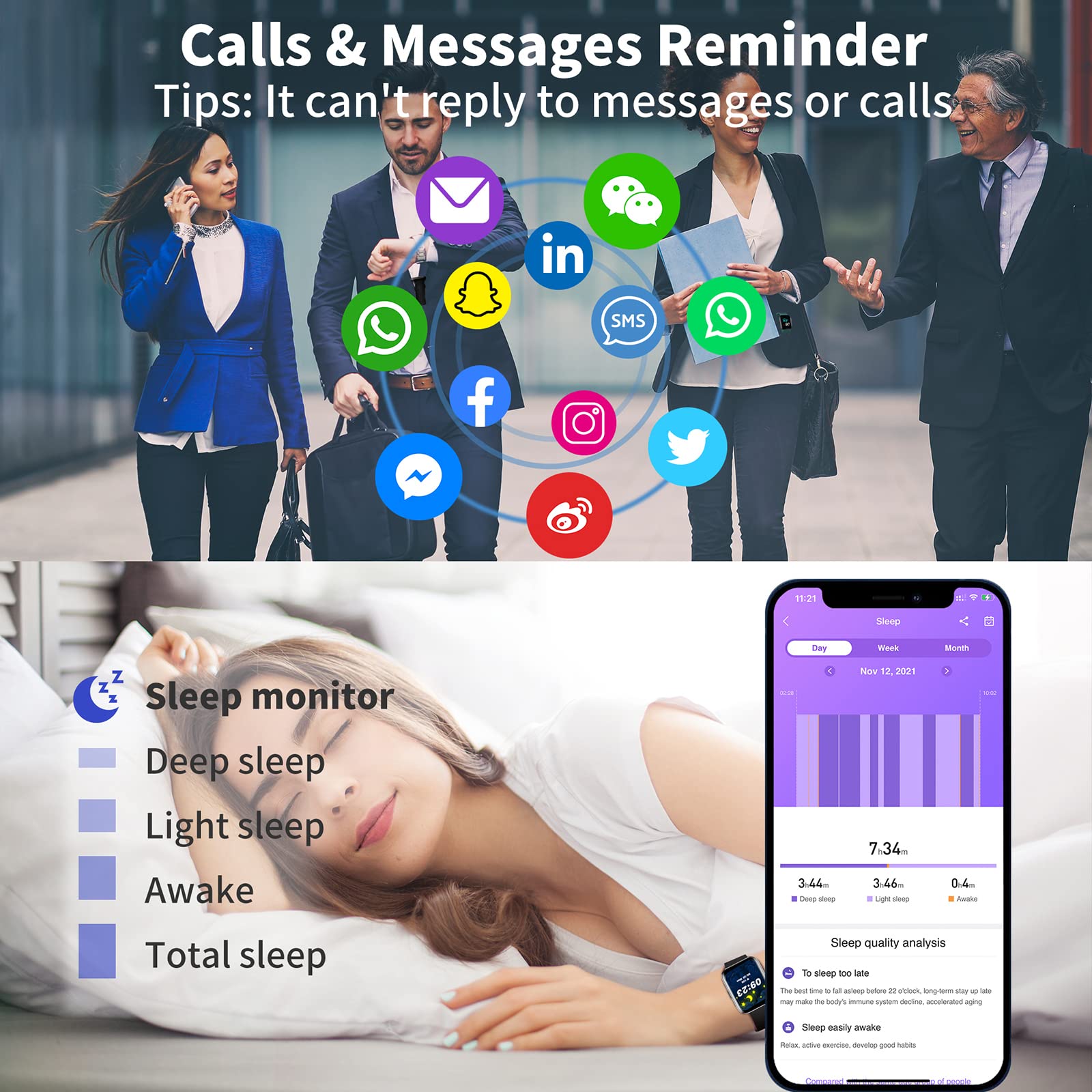 Cattle Herder Smart Watch For Android Phones, Smart Watch For Men Women, 1.69'' Curved Screen Smartwatch Waterproof Fitness Trac