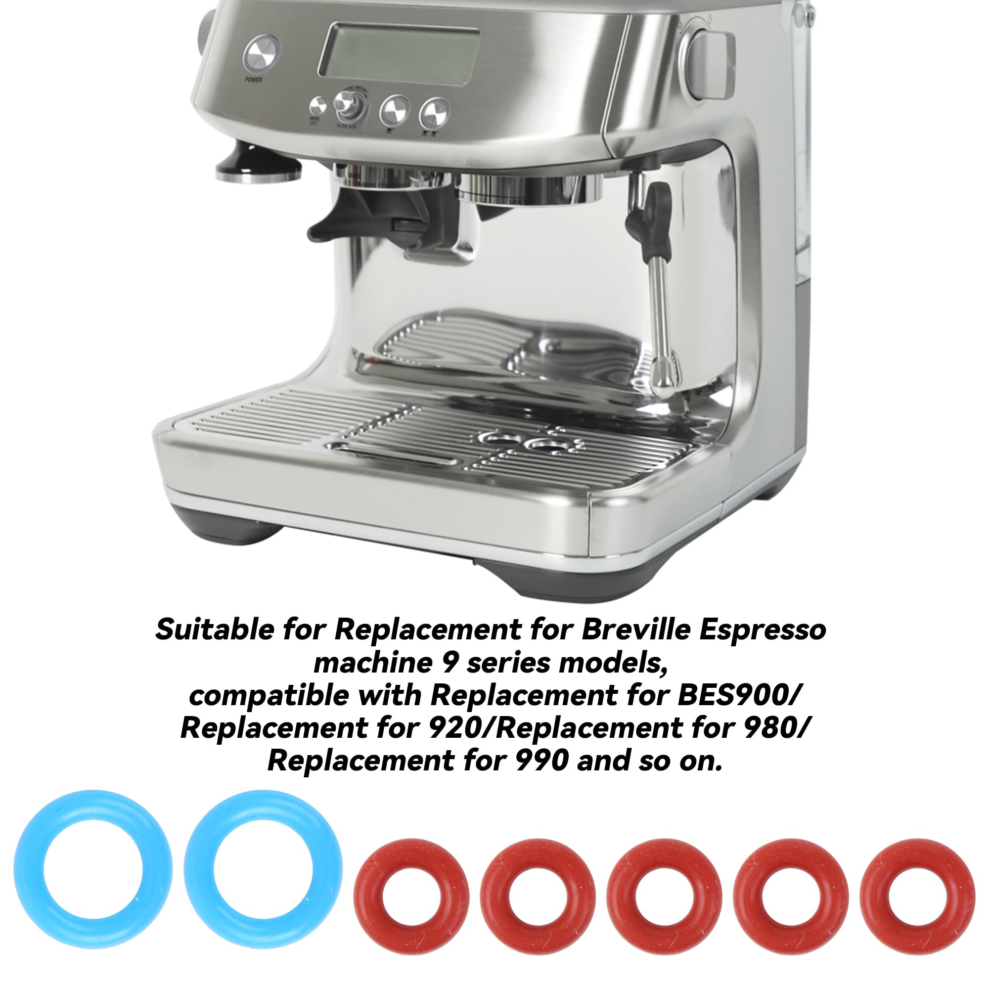 Rdexp 17Pcs Coffee Machines O Rings Seal Kit Replacement For Breville 920 980 990