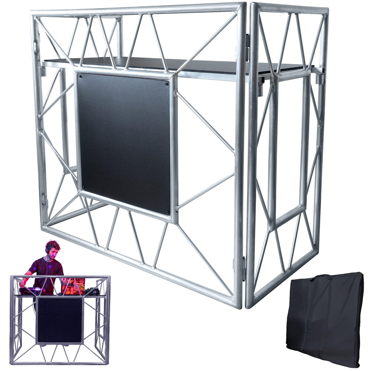 Dj Booth Stand  Dj Booth Table For Your Party  Portable Dj Booth  Foldable Dj Stand  Optimal Tablespace For All Your Dj Equipmen