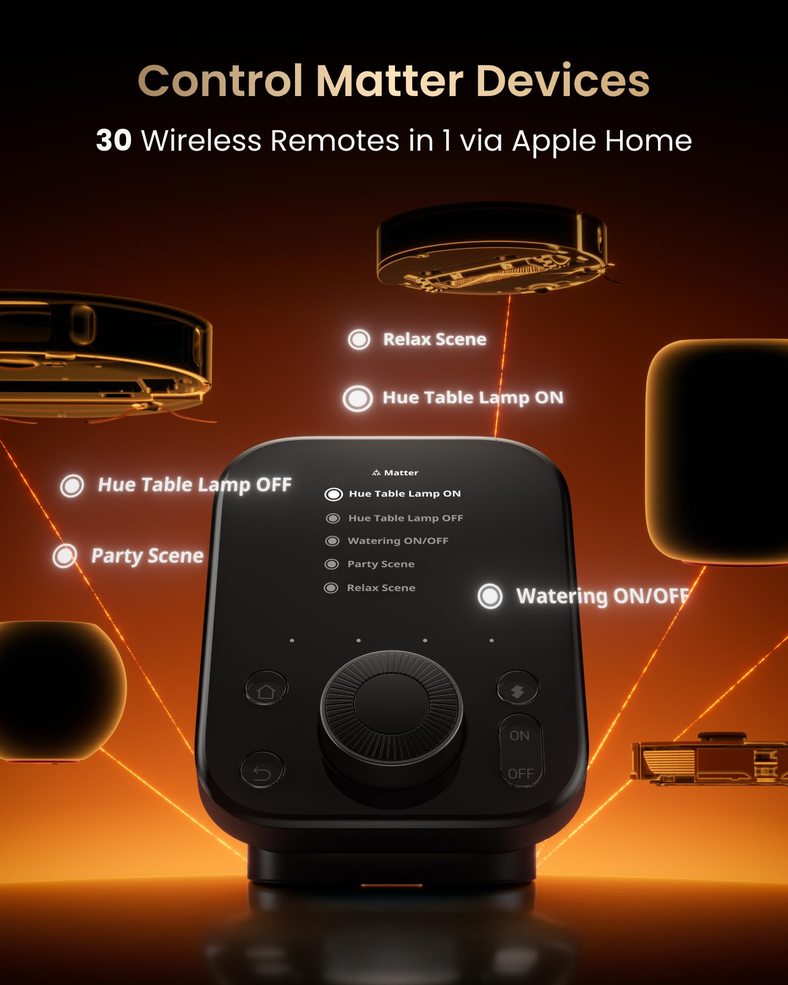 Switchbot Hub 3 (3Rd Gen), Smart Home Hub With 2.4 Ips Screen & Knob Control, Wifi Thermometer Hygrometer, Ir Remote Hub (Matter