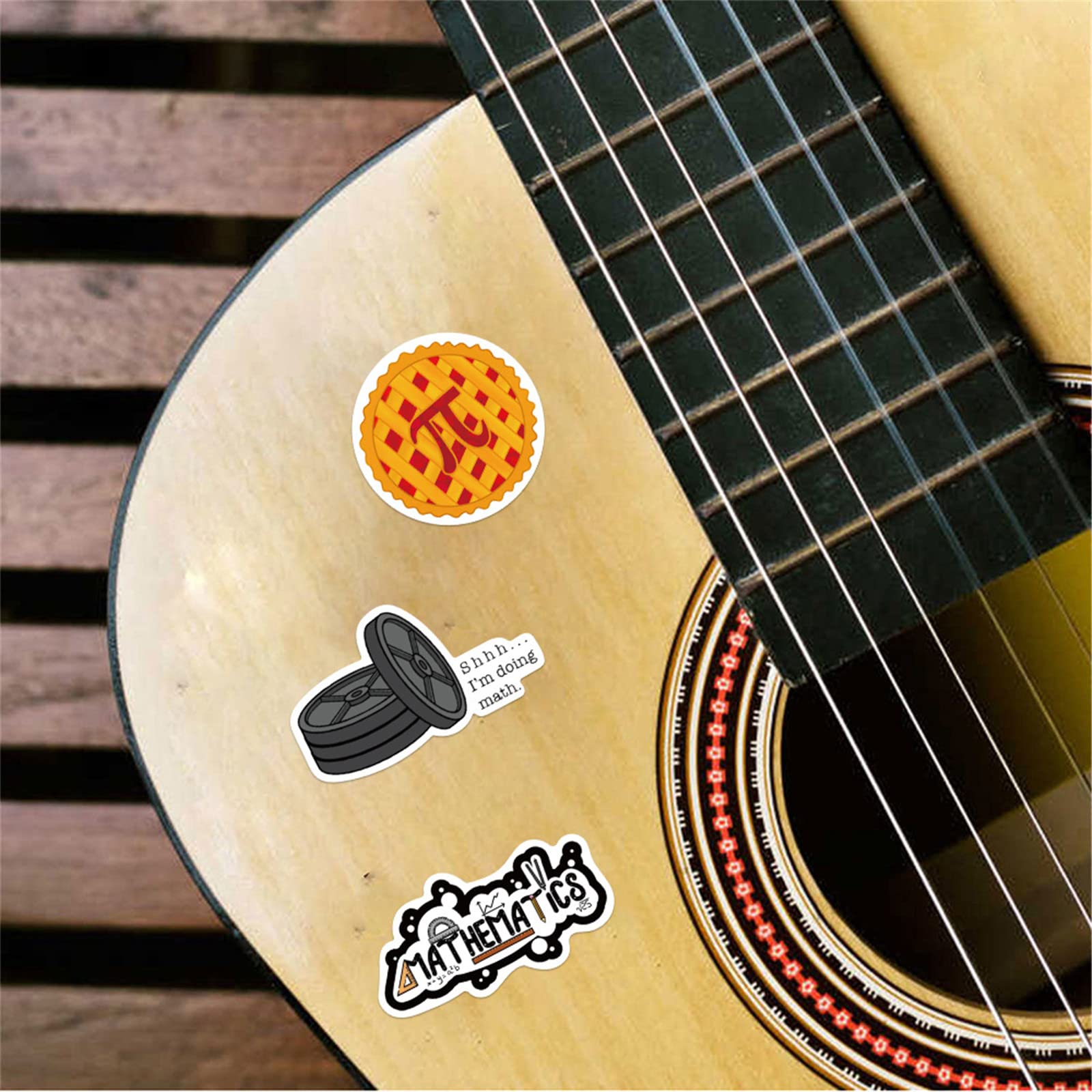 50Pcs Funny Math Stickers For Kids Students Math Related Gifts Stickers Waterproof Vinyl Phone Skateboard Laptop Stickers, Scien
