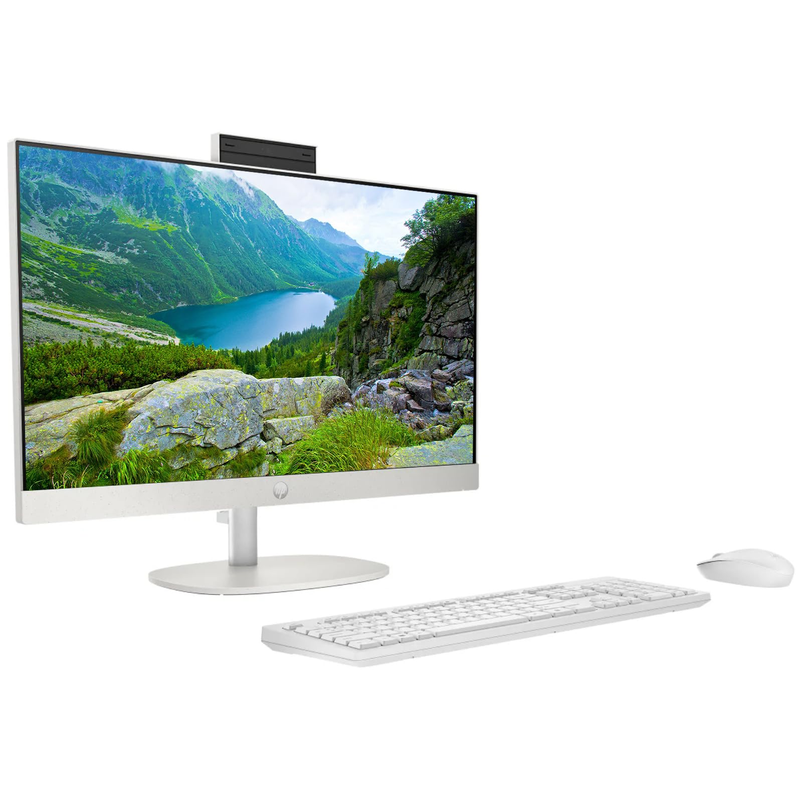 Hp 27'' All-In-One Desktop Computer, Fhd Ips Display, 12-Core Intel Core Ultra 7-155U Processor, 64Gb Ddr5, 4Tb Ssd, Wi-Fi 6, Hd