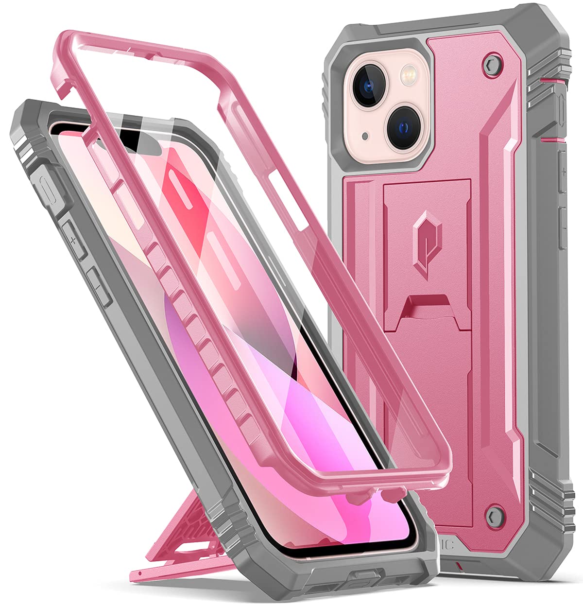 Poetic Revolution Series Case For Iphone 13 Mini 5.4 Inch (2021 Release), Full Body Rugged Dual Layer Shockproof Protective Cove