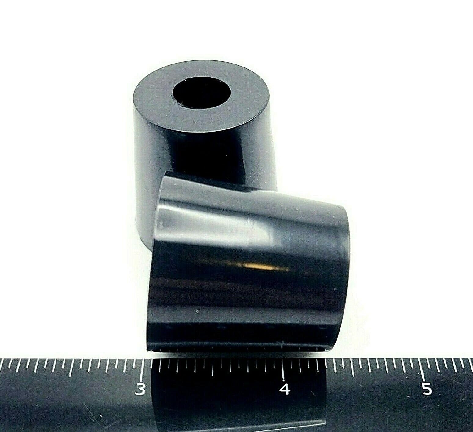 1 1/4 Tall X 1 1/4 Wide Base Round Rubber Feet Screw In Bumpers For Guitar Amps, Equipment, And Furniture (8 Pack)