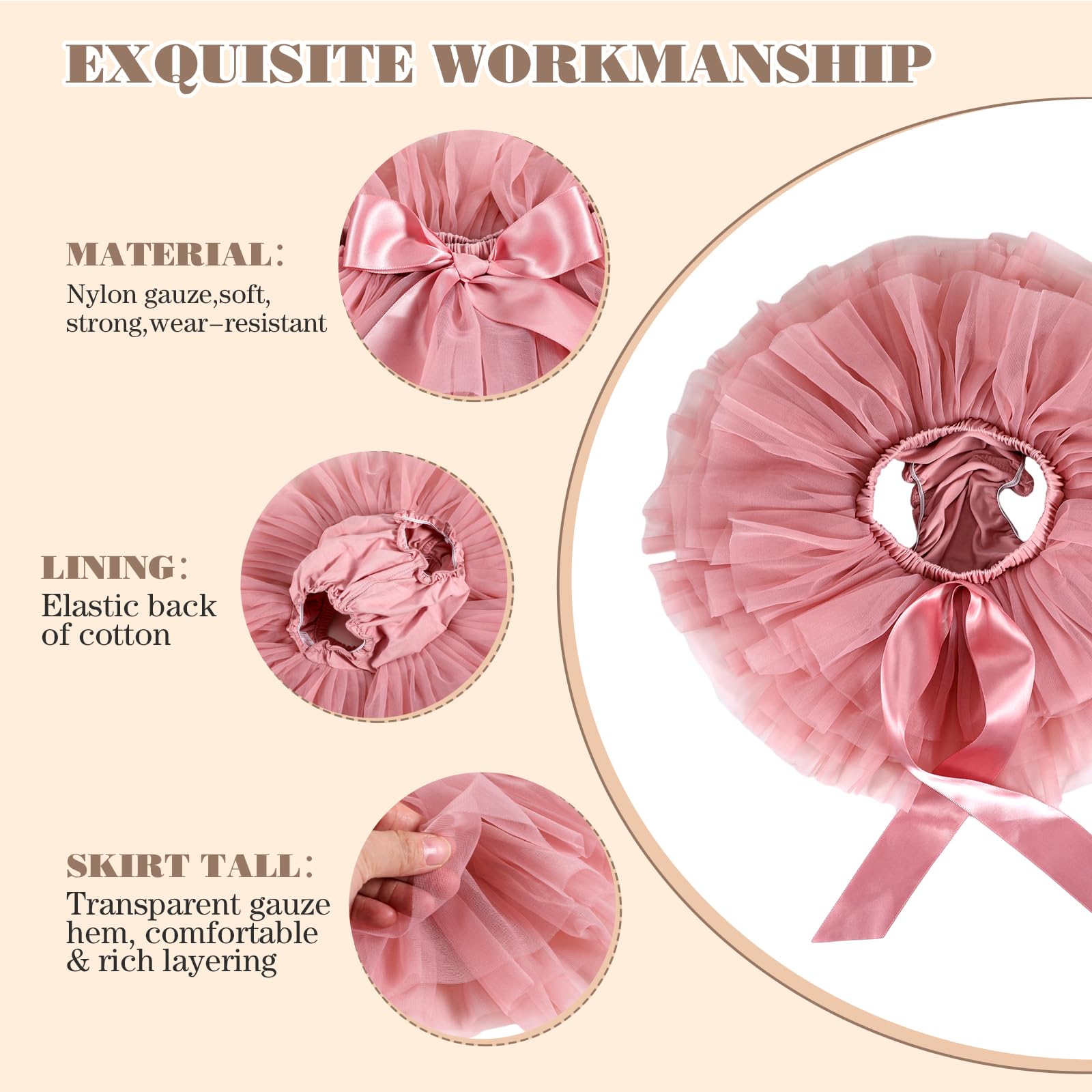 Cutecrop 6 Pcs Newborn Photography Props Outfits Included Newborn Photography Props Wraps Blanket Tutu Skirt And Headbands Baby