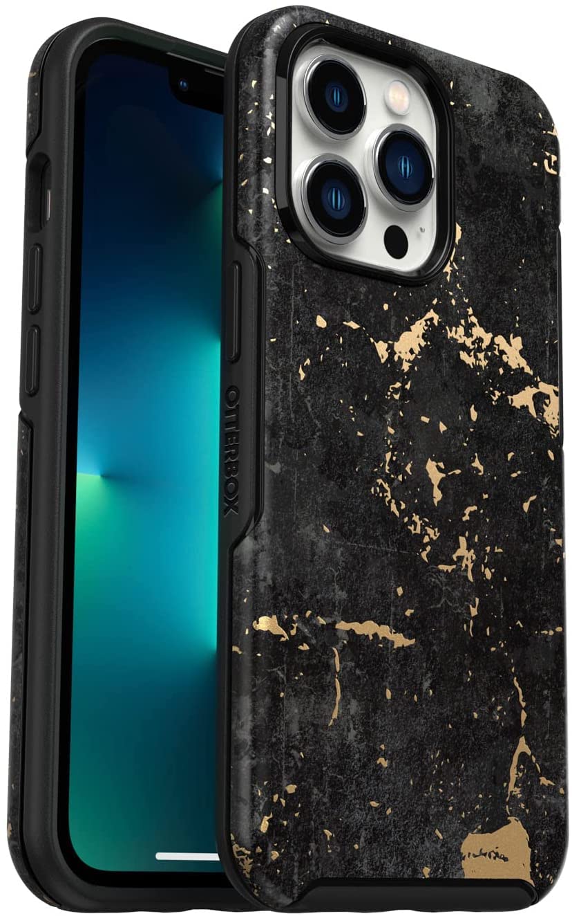 Otterbox Iphone 13 Pro (Only) Symmetry Series Case   Enigma (Black/Enigma Graphic), Ultra Sleek, Wireless Charging Compatible, R