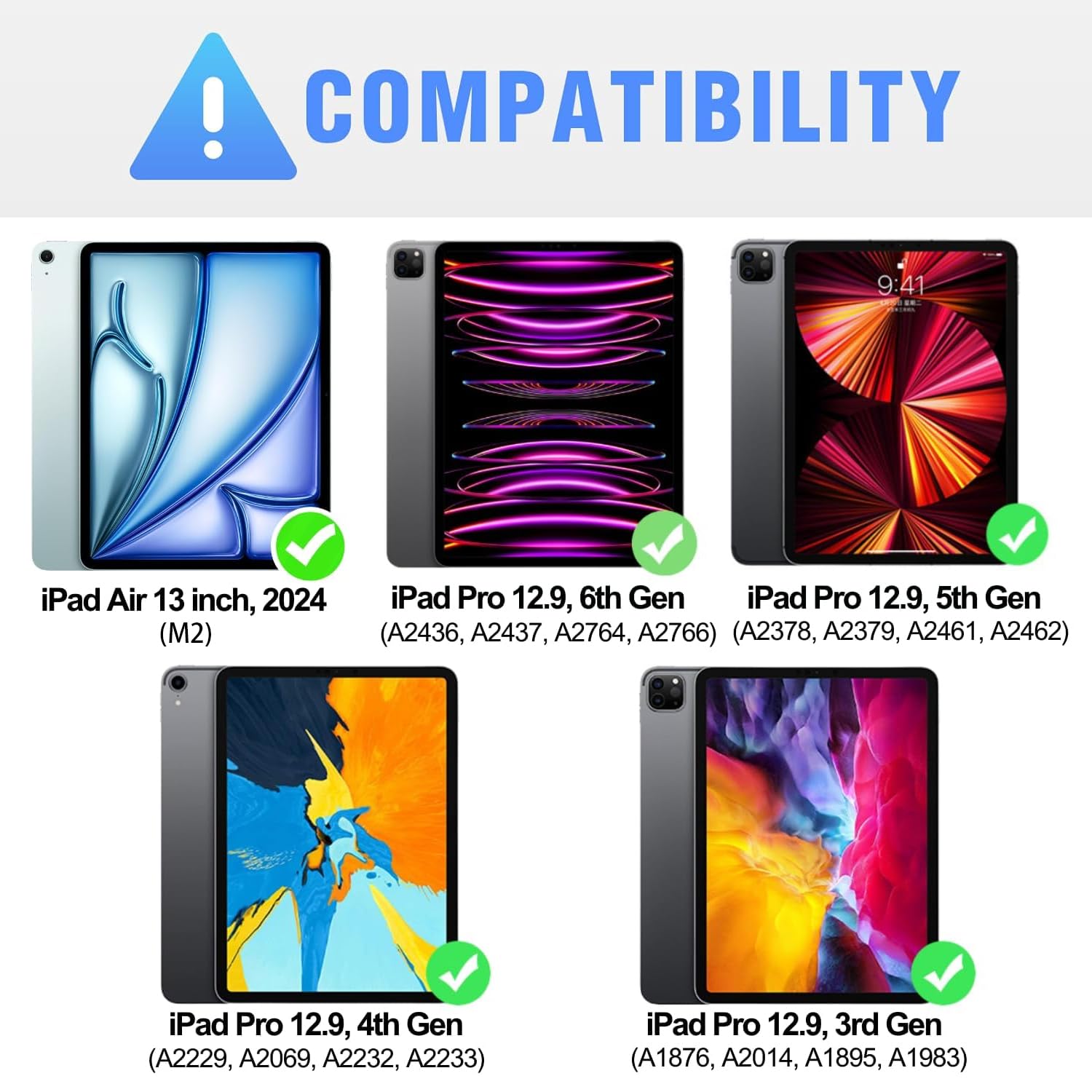 Nillkin Ipad Pro 12.9 Case With Keyboard For Ipad Pro 12.9 Inch (3Rd, 4Th, 5Th And 6Th Gen) And Ipad Air 13 2024 (M2), Detachabl