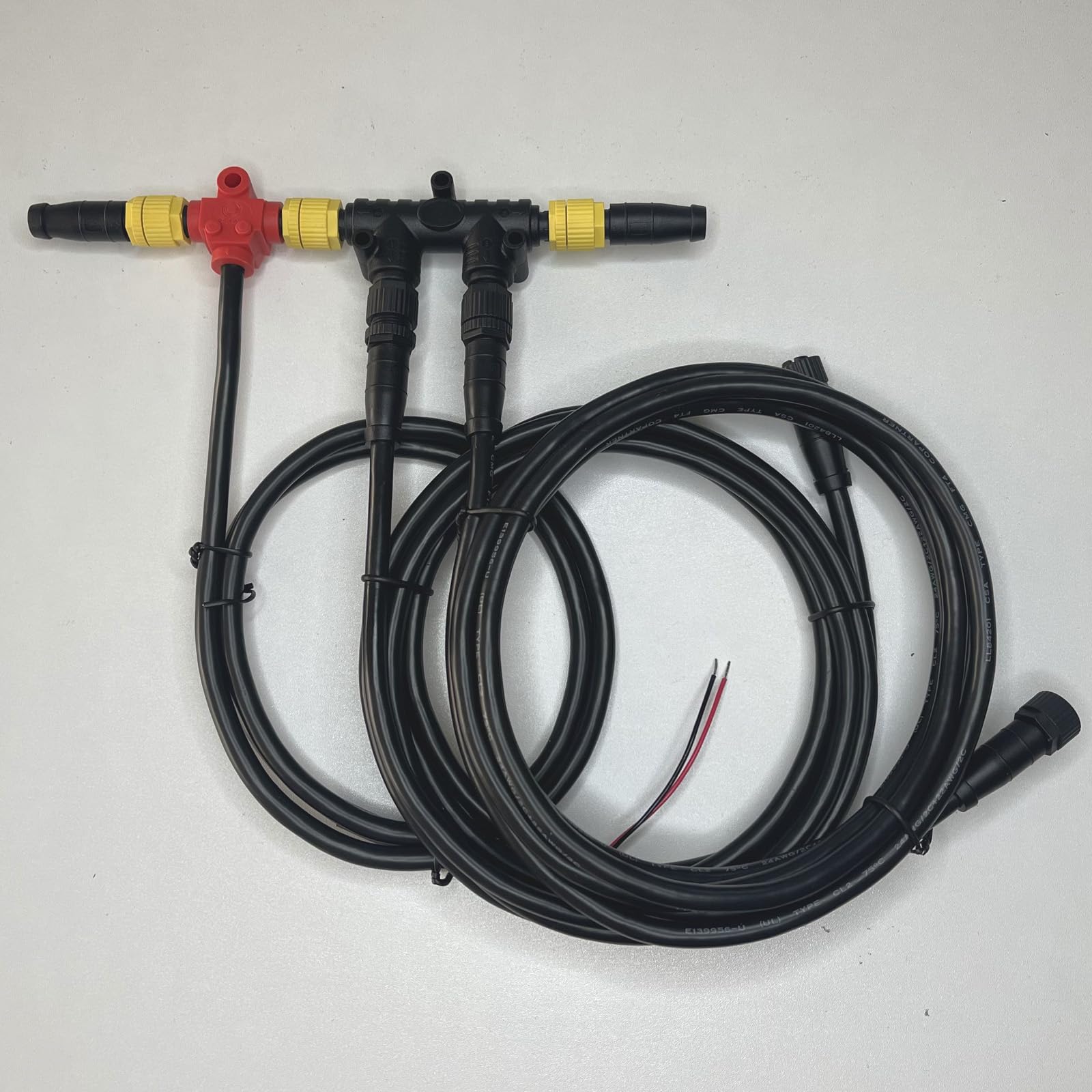 Gairen Nmea 2000 Starter Kit, Backbone Cables Drop Cables Dual Tees Kits Terminators Marine 2K Network For Lowrance Simrad Garmi