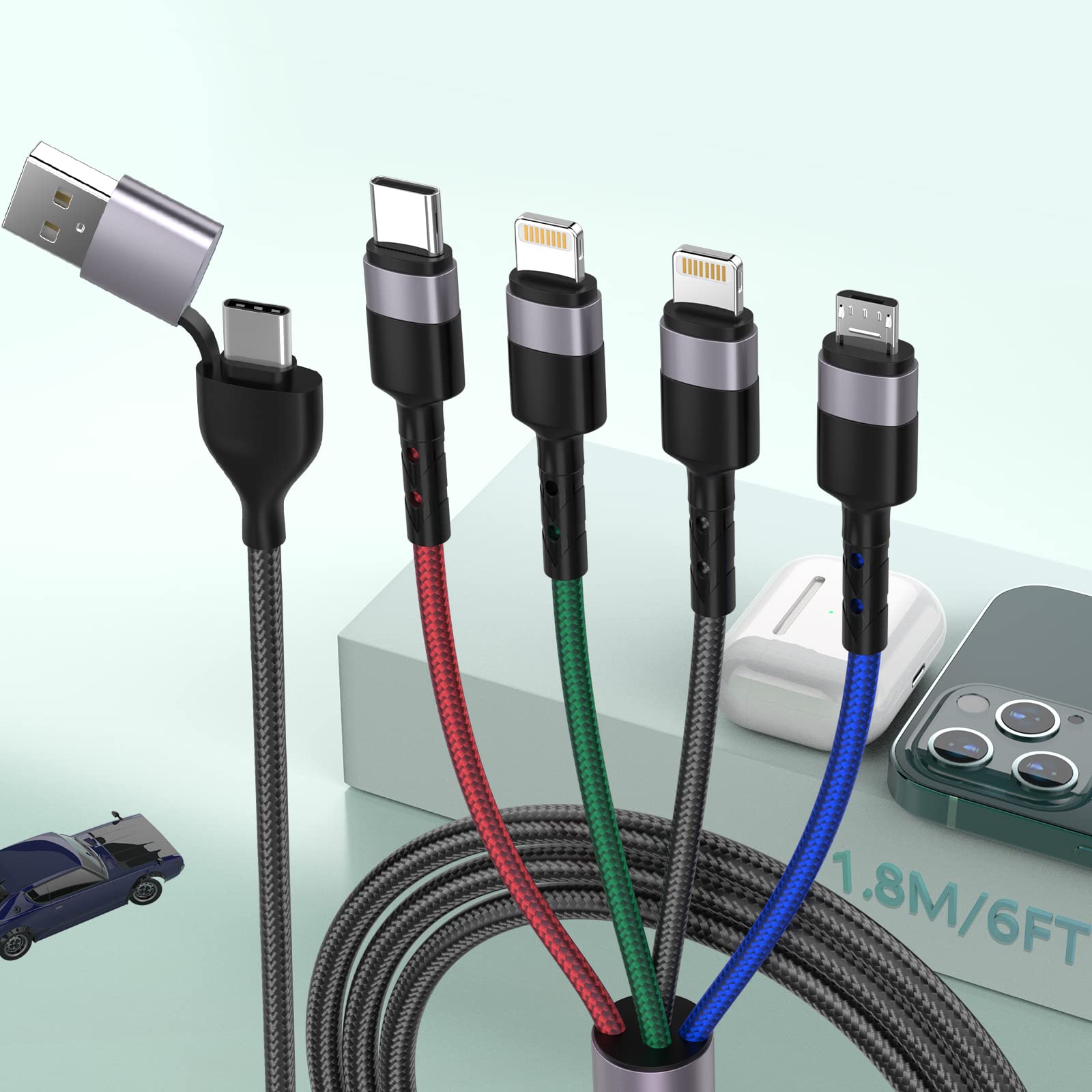 6 In 1 Multi Universal Charging Cable
