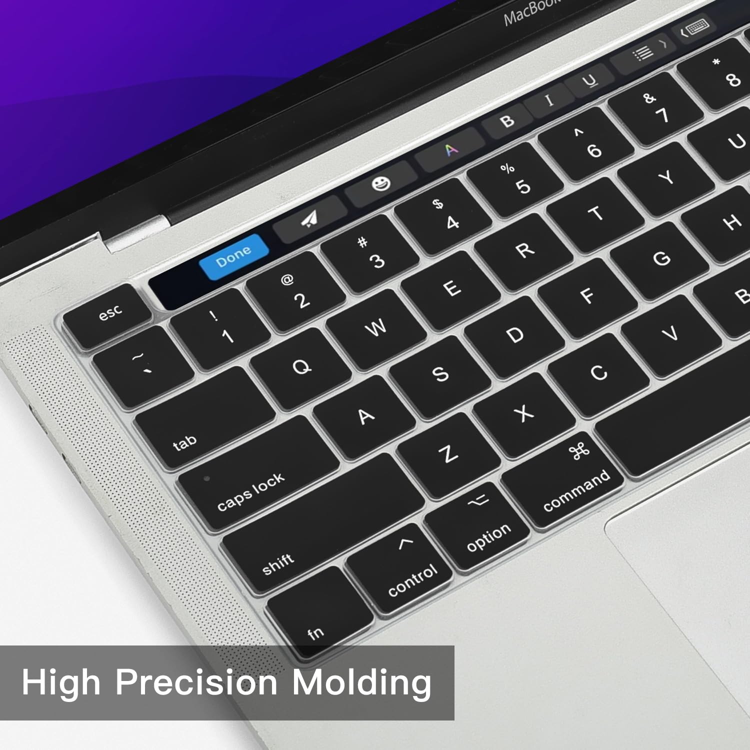 Casebuy Macbook Pro M2 Keyboard Cover For Macbook Pro 13'' With Touch Bar Model A2338 A2289 A2251 M2 M1 Chip 2023 2020 Release U