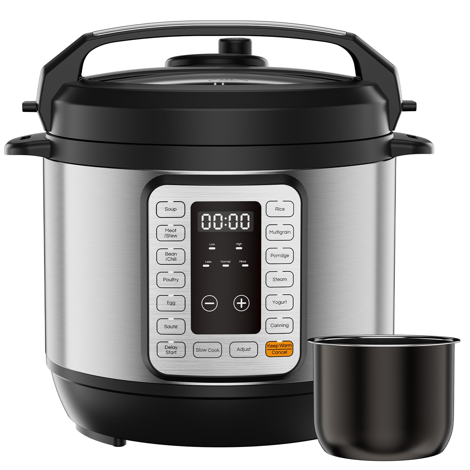 DUMOS 16-in-1 Electric Pressure Cooker, 6QT Programmable Multi Cooker with 12 One-Touch Presets, Soup Steam Yogurt and More, Cer