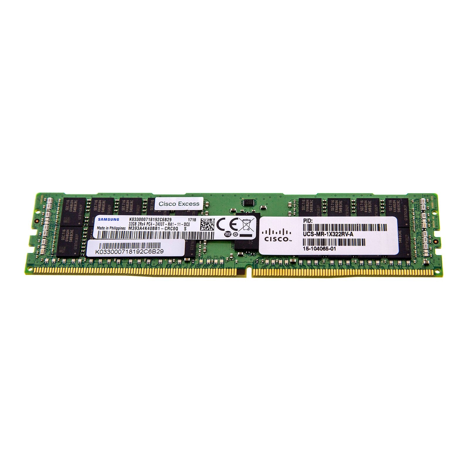 Cisco Ucs-Mr-1X322Rv-A Compatible Factory Original 32Gb Ddr4-2400Mhz Registered