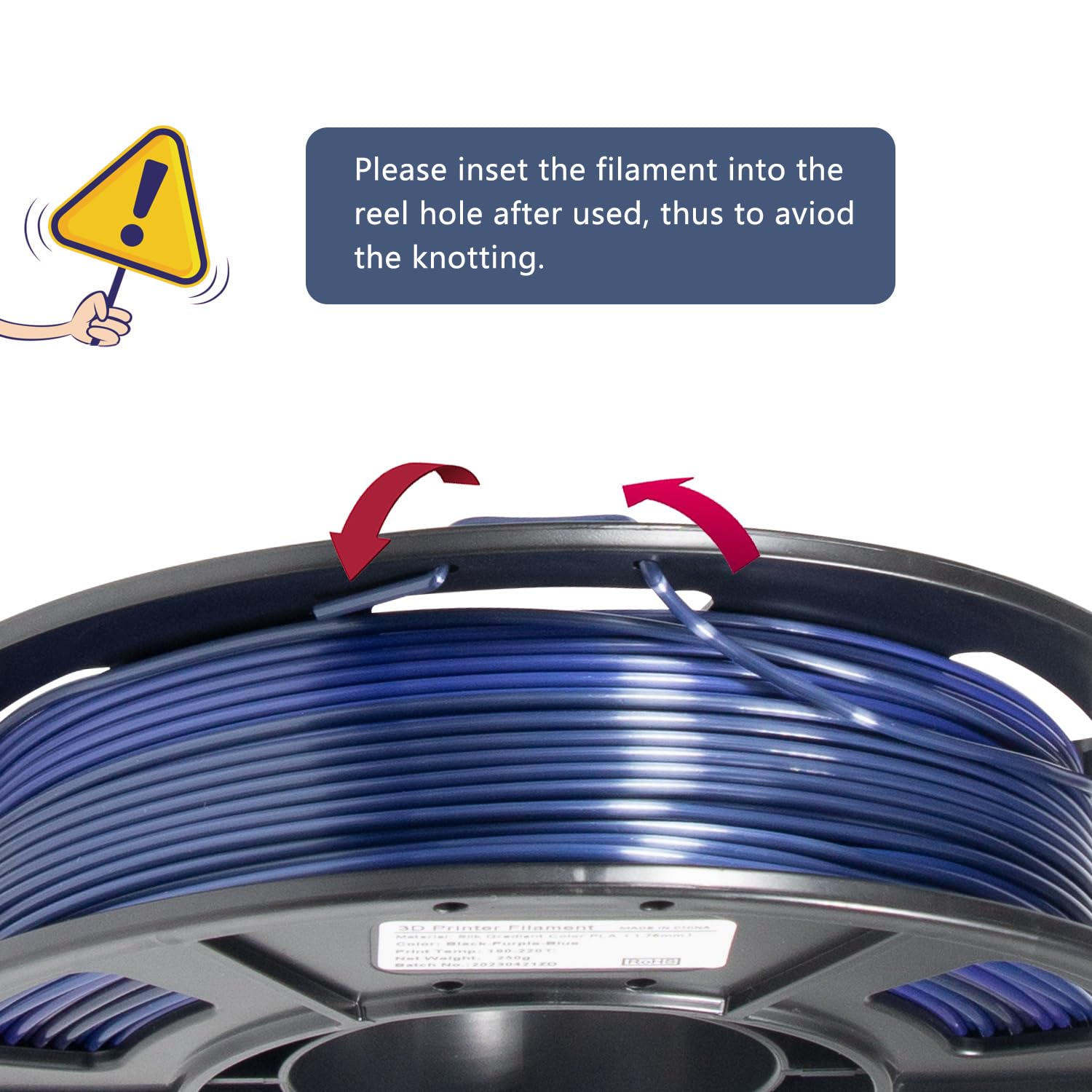 Isanmate 3D Printer Filament, Pla Filament 1.75Mm Bundle, Rainbow Filament Bundle, Silk Gradient Rainbow Pla Filament, 3D Printi