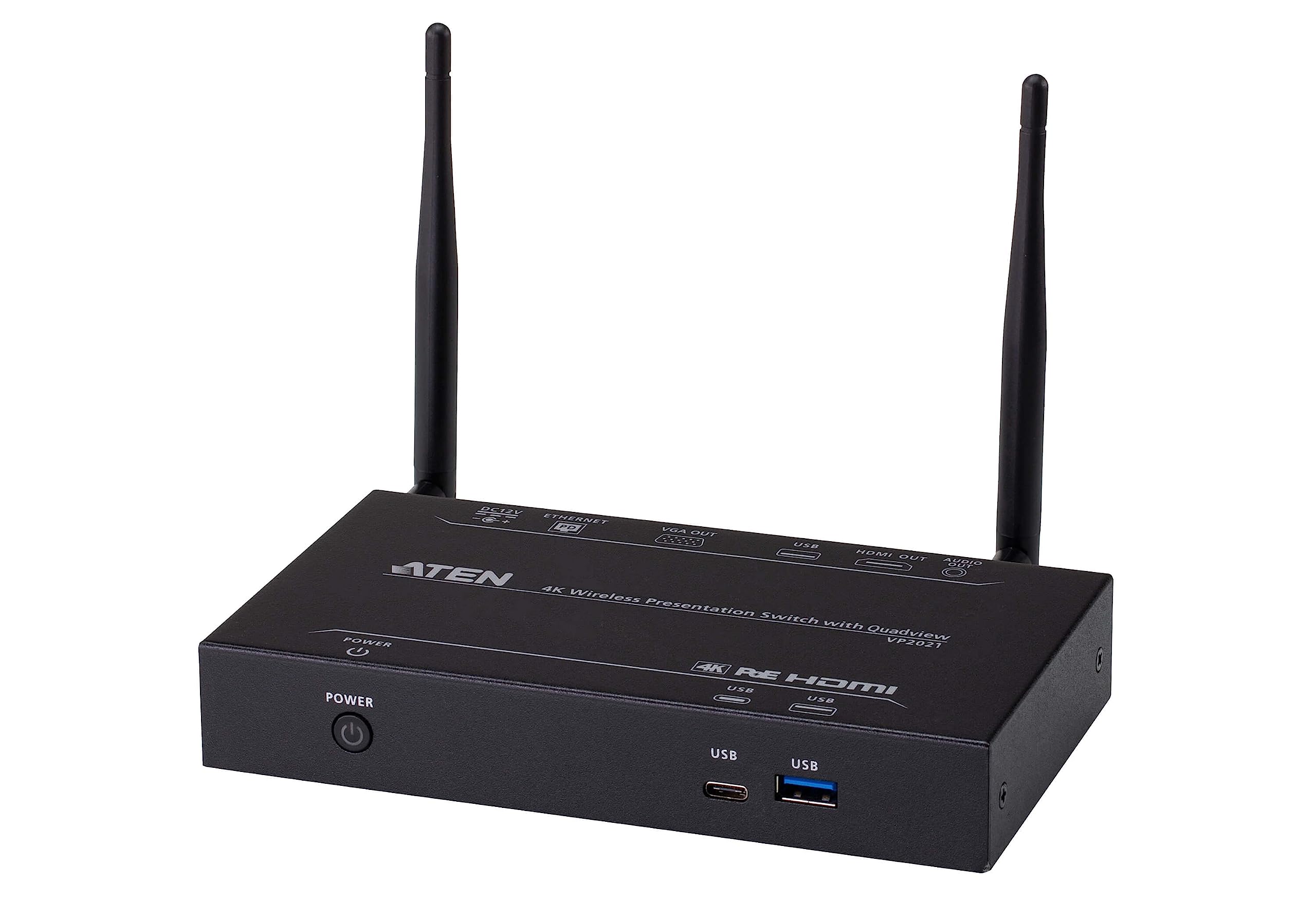 4K Wireless Presentation Switch With Quad-View