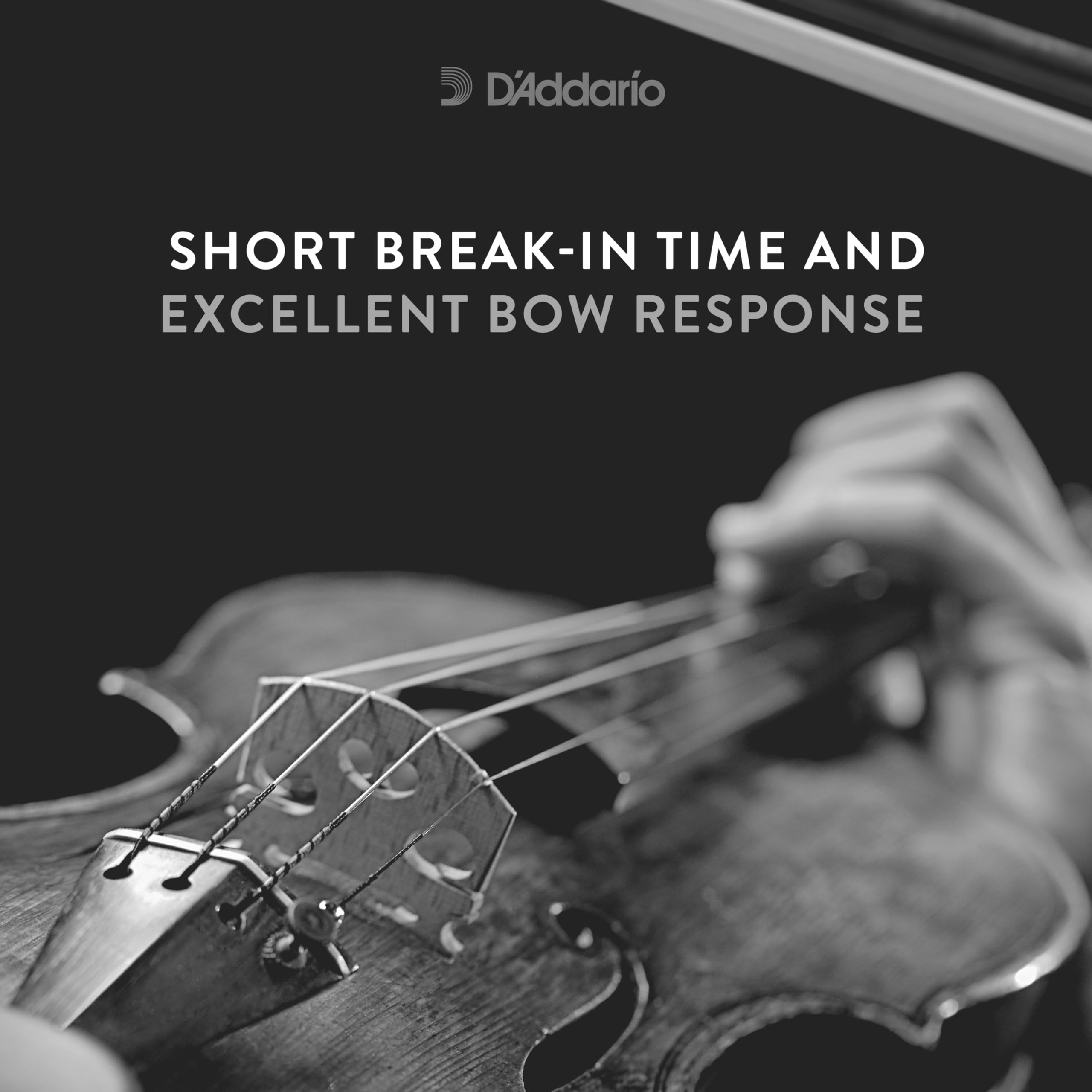 D'Addario Kaplan Vivo Viola Strings   Full Set   Kv410 Lh   Viola Strings   Long Scale, Heavy Tension