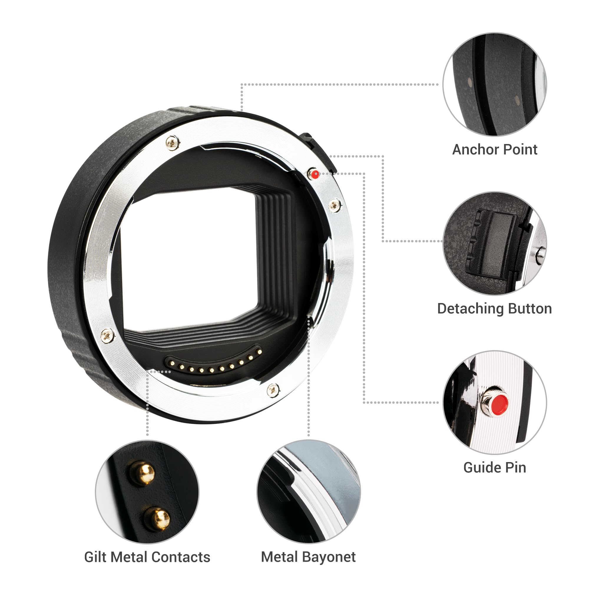 Jjc L Mount Auto Focus Macro Extension Tube Ring Set For Panasonic Lumix Dc S9 Dc S5Ii S5 Iix S5 Bs1H S1H S1R S1 Sigma Fp L Fpl