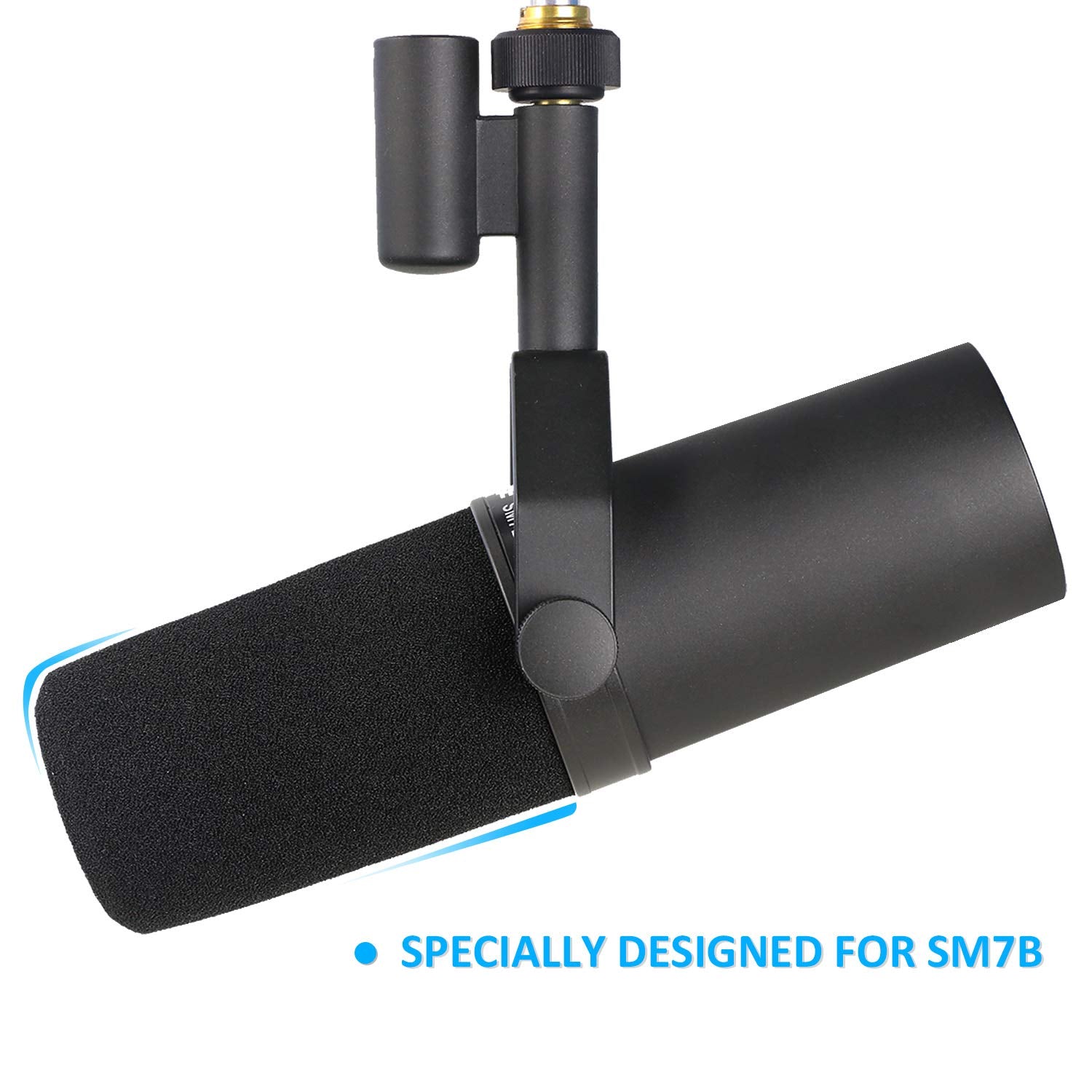 SM7B Windscreen   Mic Pop Filter Foam Cover Compatible with Shure SM7B Microphone to Blocks Out Plosives by YOUSHARES