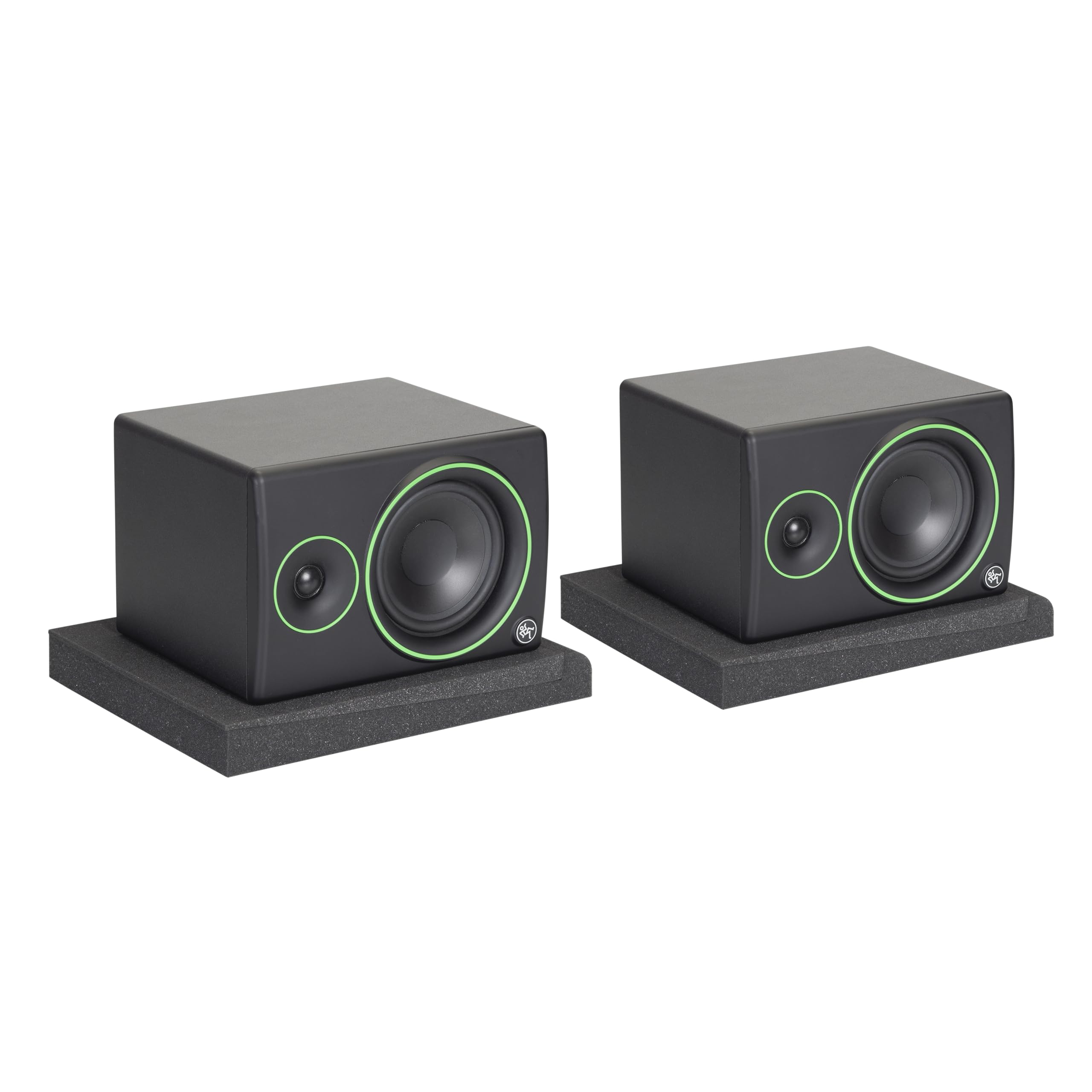 Gator Frameworks Pair Of (2) Acoustic Foam Isolation Pads For Studio Monitors, Fits 6.5 Speakers (Gfw-Isopad-Md)