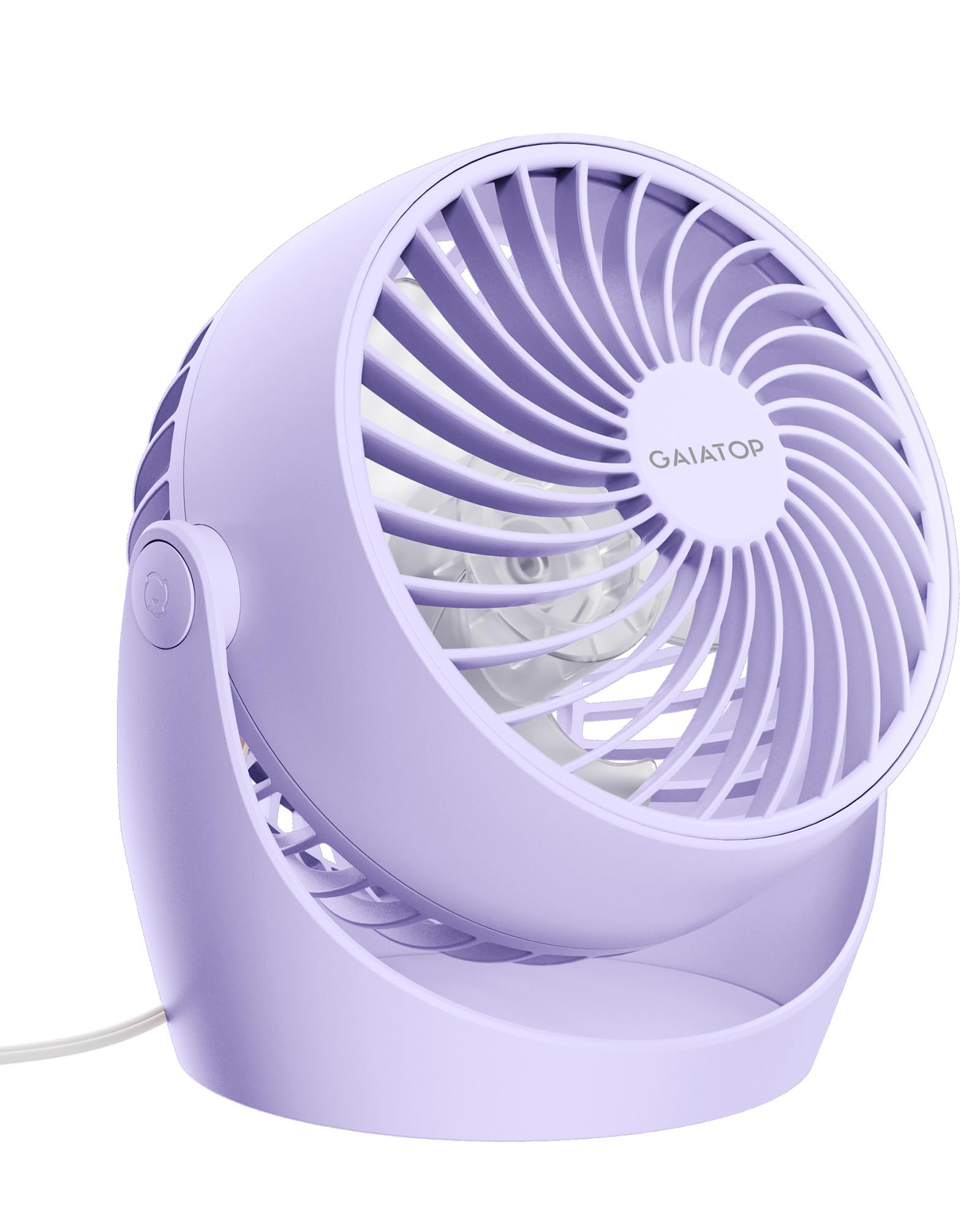 Gaiatop Air Circulator Fan, Portable Desk Fan Table Fan Dorm Fan, 5 Inch Small Fan 3 Speed With 360 Adjustable Tilt Energy Savin