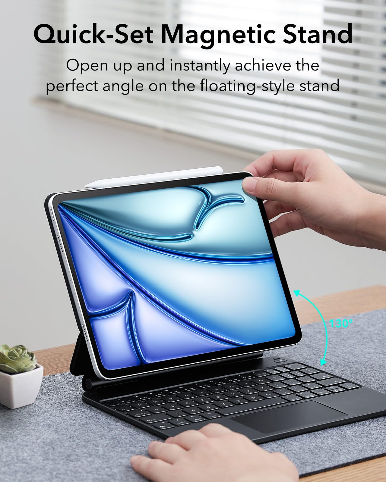 Esr Ipad Air 11 Inch Case With Keyboard (M3/M2, 2025/2024), Ipad Pro 11 (4Th/3Rd/2Nd/1St Gen) & Air 5/4Th Magic Keyboard Case, E