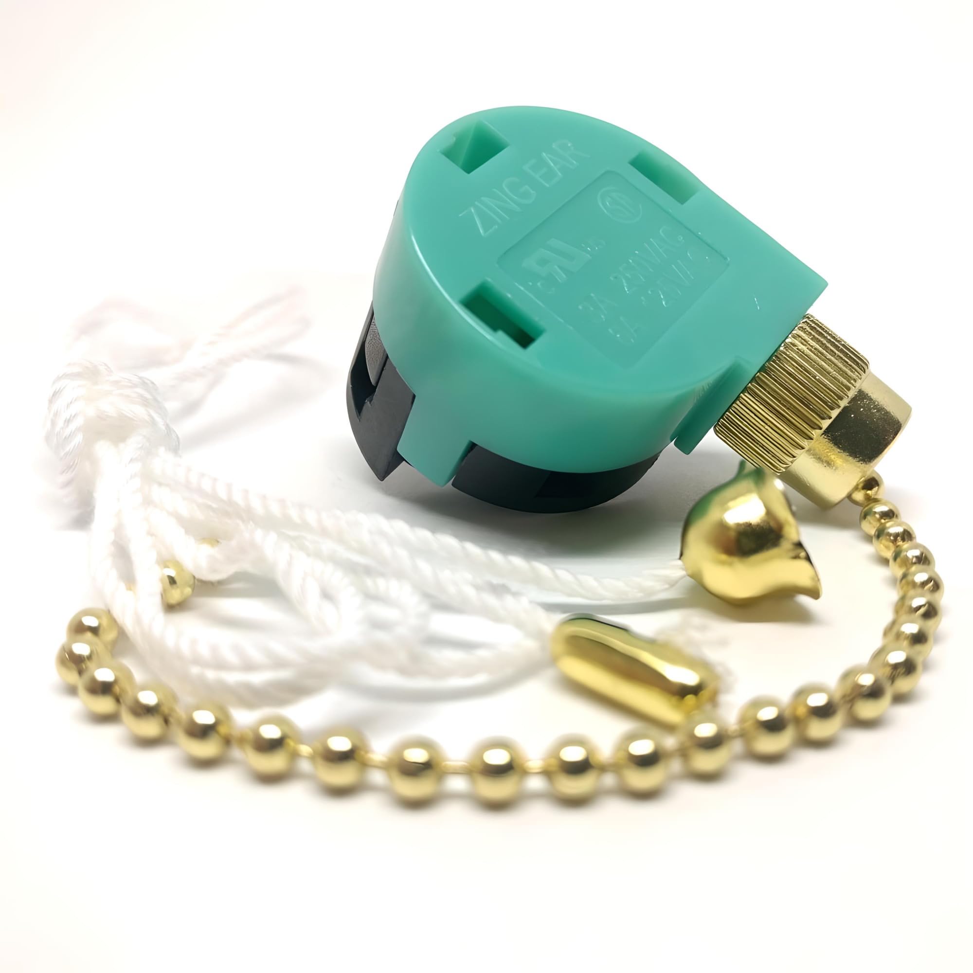 Zing Ear Ze 268S6 3 Speed 4 Wire Ceiling Fan Pull Chain Switch Replacement Three Way Four Position Rotary Motor Controller Repai