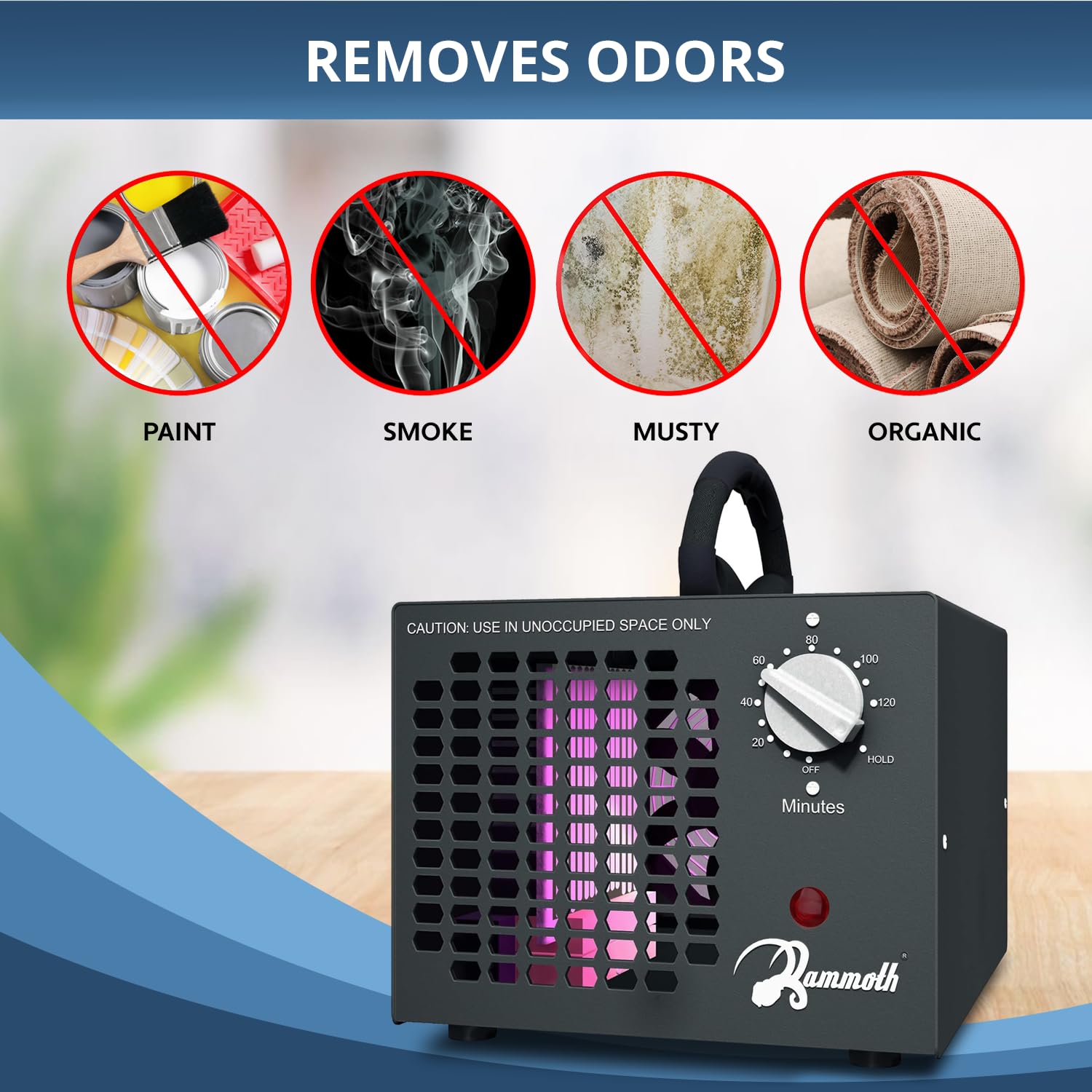 Mammoth Ozone Generator 10,000Mg, Ozone Odor Eliminator For Residential And Commercial Space, Ozone Machine Odor Removal Of Smok
