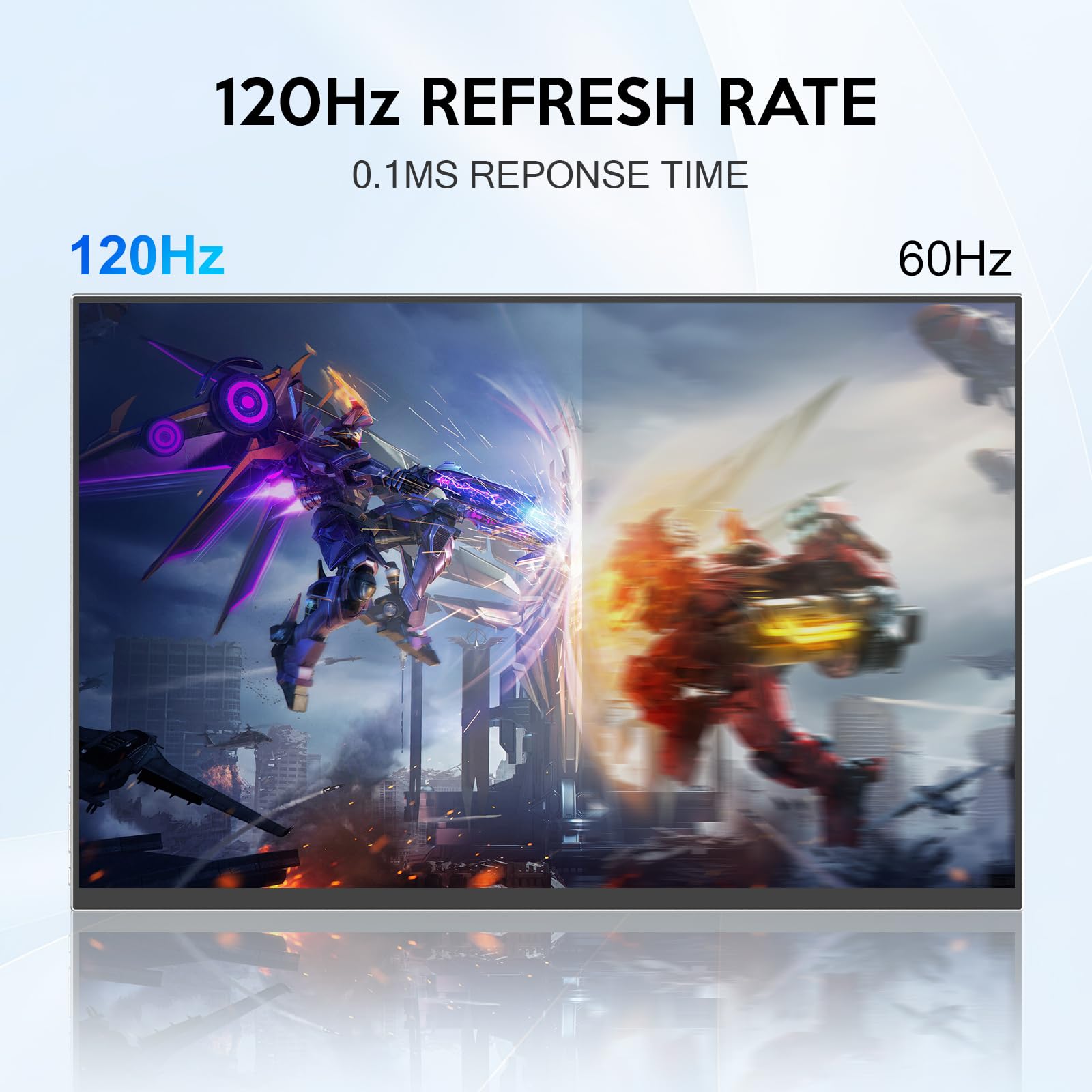 16'' Oled Portable Monitor, 3K 2880X1800 120Hz 0.1Ms Usb C Hdmi Oled Monitor With Ultra Thin Bezels 120% Dci P3 Kickstand Speake