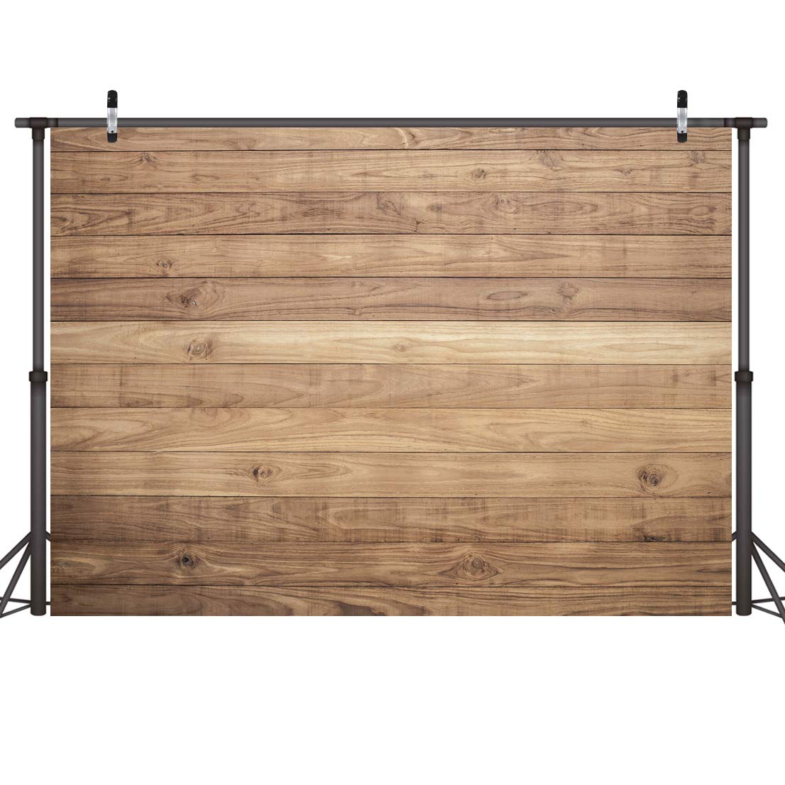 Lywygg 8X8Ft Wooden Backdrop Baby Shower Backdrops Party Decorations Backdrops Props For Studio For Photographers Retro Wood Wal