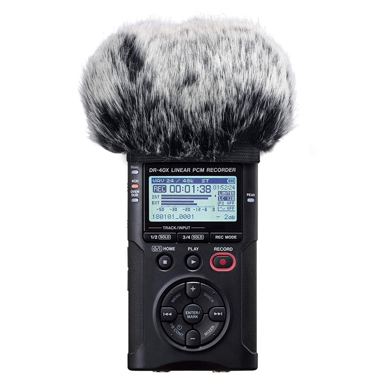 Microphone Windscreen For Tascam Dr 40X Dr40X Mic Recorders,Furry Tascam Windscreen Cover By Sunmon