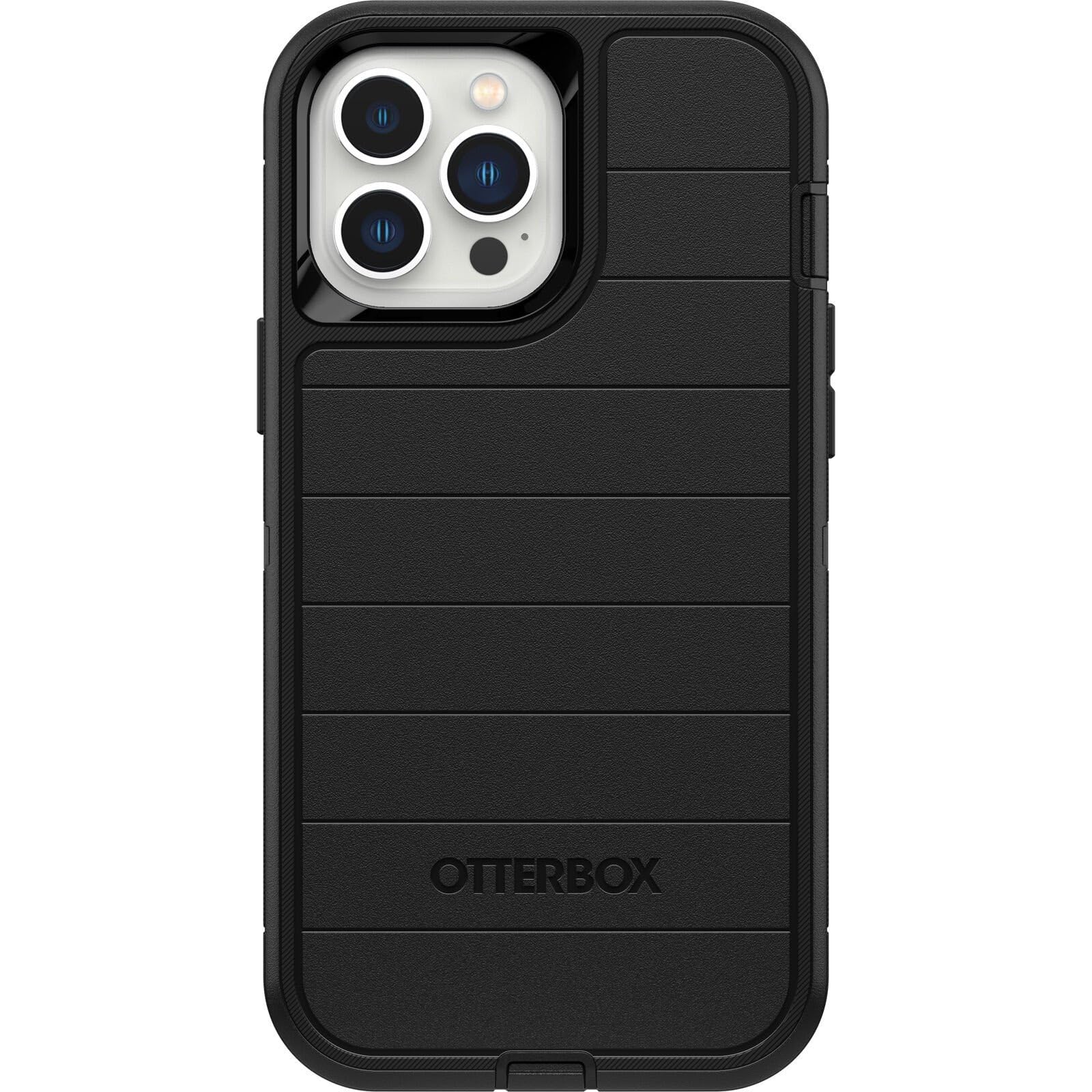 Otterbox Iphone 13 Pro Max & Iphone 12 Pro Max Defender Series Case   Black, Rugged & Durable, With Port Protection, Includes Ho