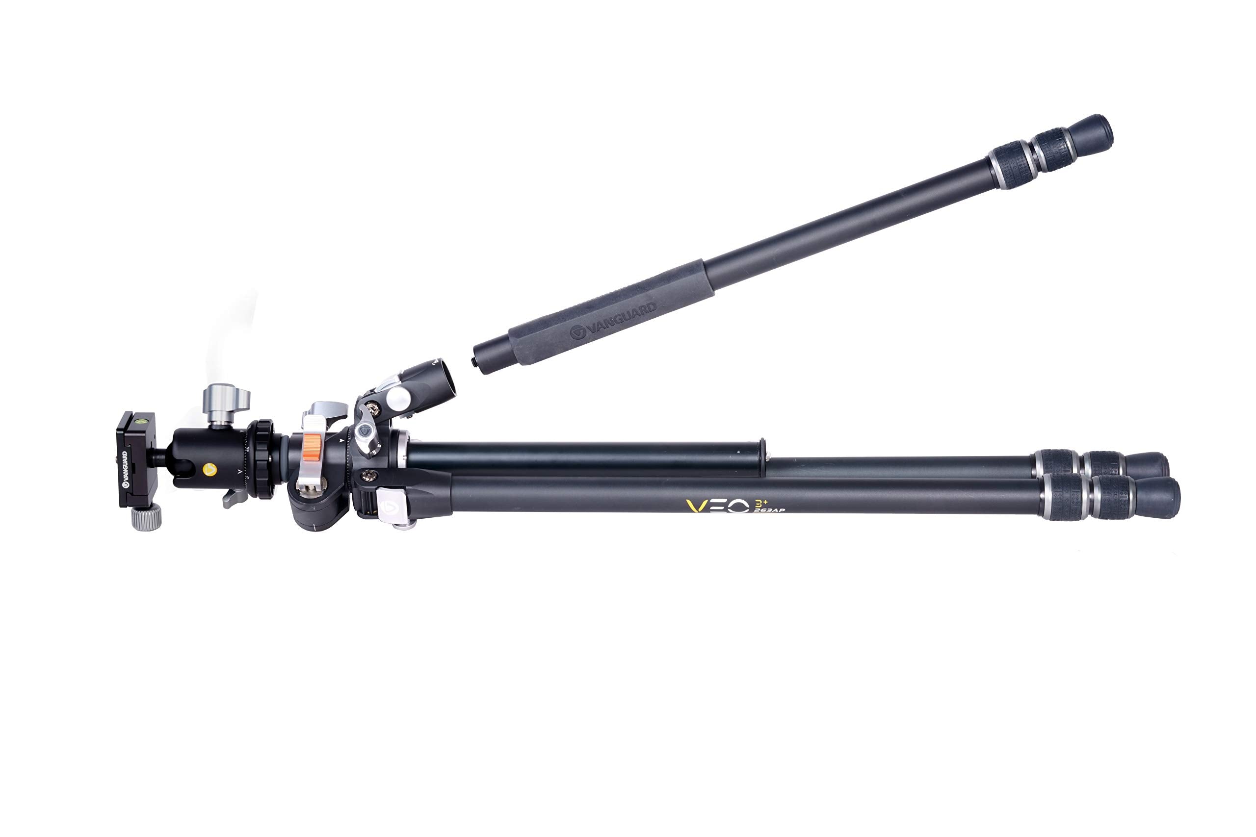 Vanguard Veo3+263Ab Aluminum Tripod With Ball Head With Multi Angle Center Column For Overhead Shots
