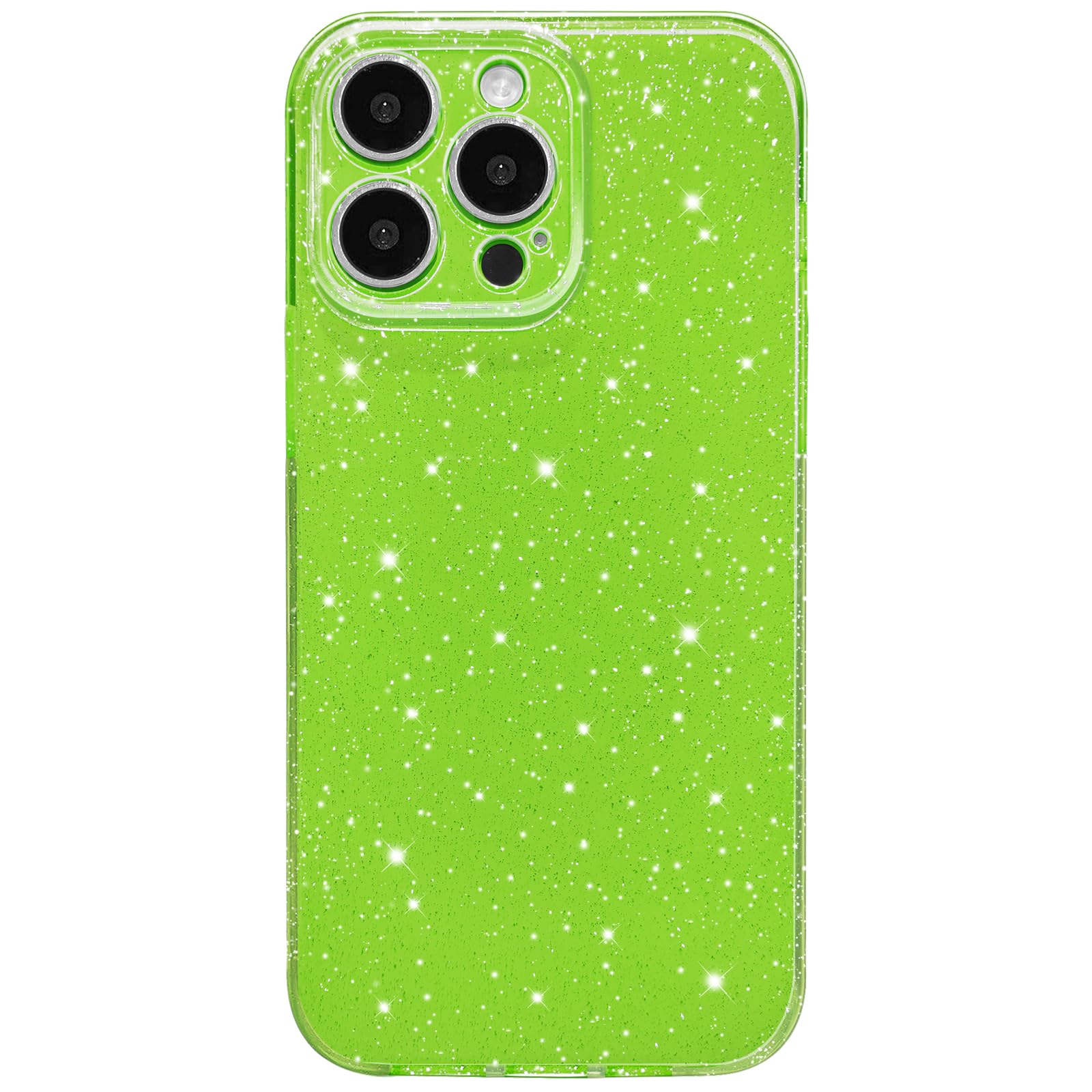 Hython Case for iPhone 14 Pro Case Glitter Cute Sparkly Shiny Bling Sparkle Phone Cases 6.1, Thin Slim Fit Soft TPU Bumper Shock