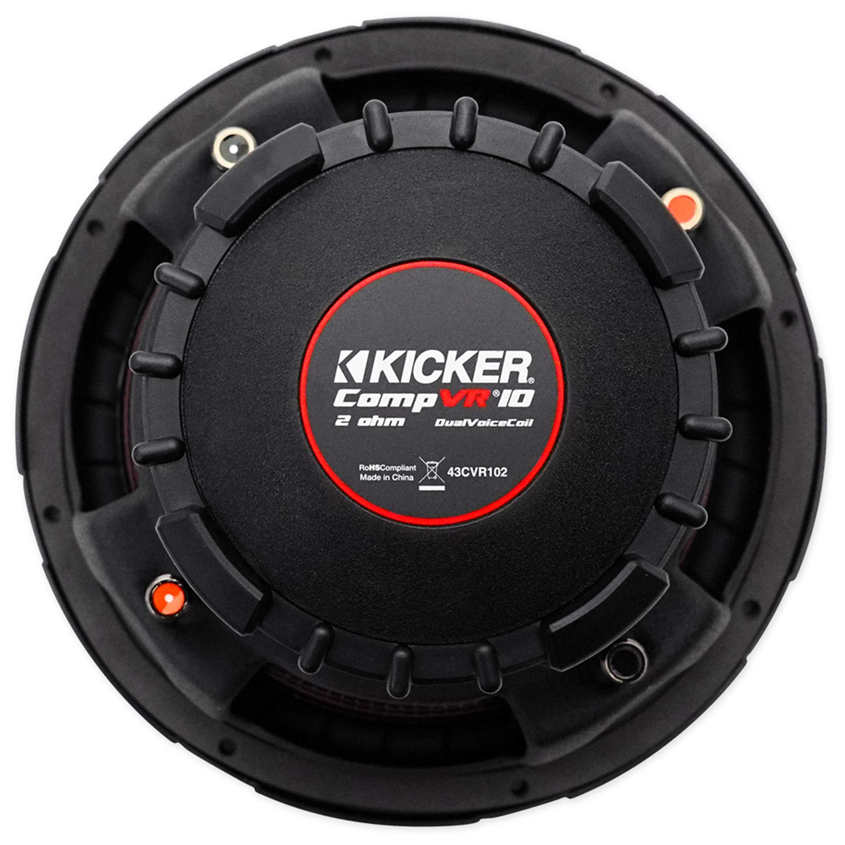 Kicker Compvr 10 Inch (25Cm) Subwoofer, Dvc, 2 Ohm, 350W