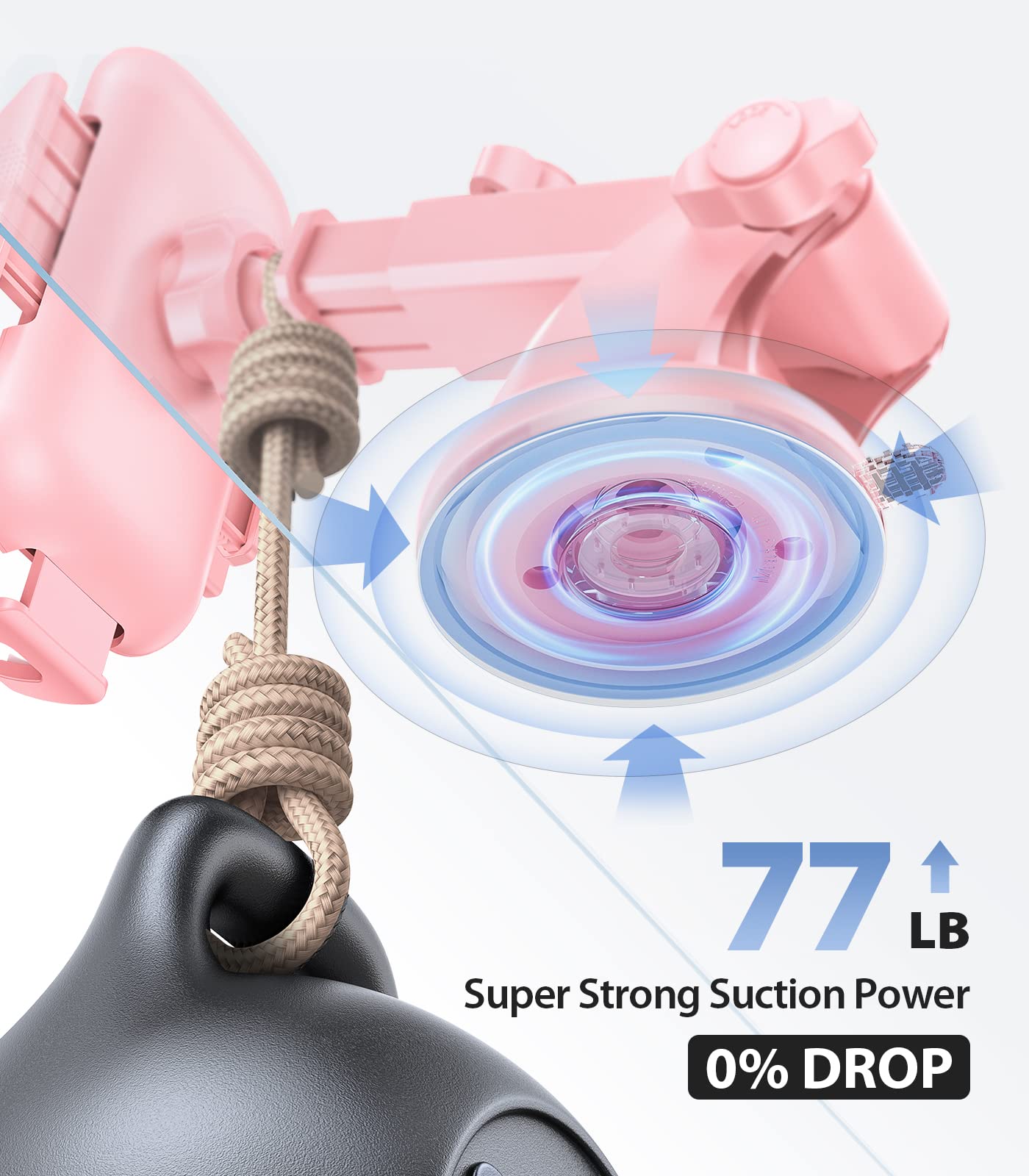 Vicseed Phone Holders For Your Car [Super Suction Power & No Wobbling] Universal Cell Phone Mount Dashboard Windshield Vent Long