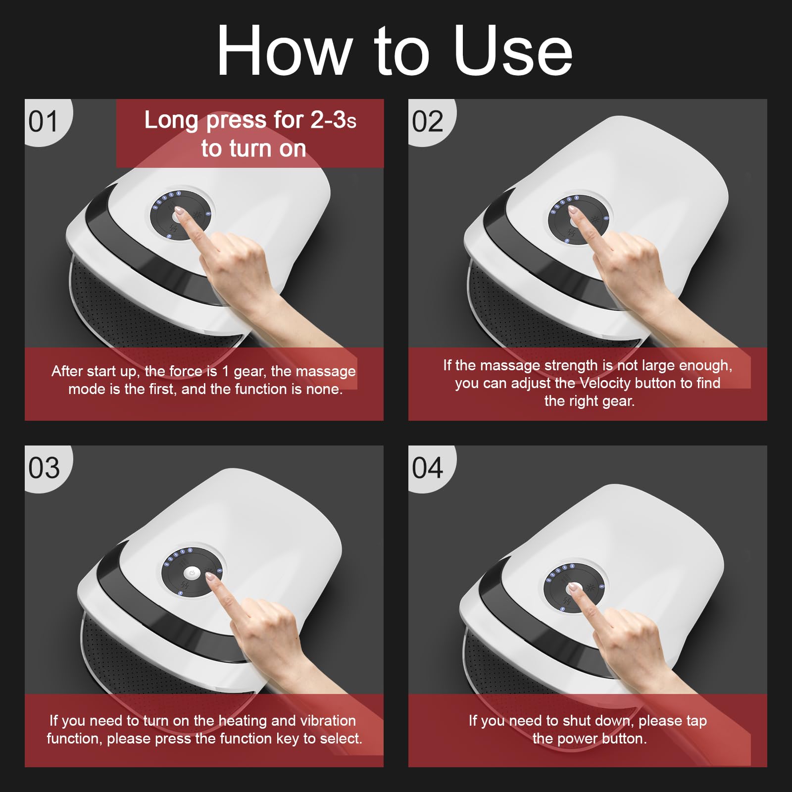 Hand Massager With Compression & Heating   Prime Delas Birthday Gifts For Women Men Mom Dad,Gifts For Women Men Mom Dad Her Him