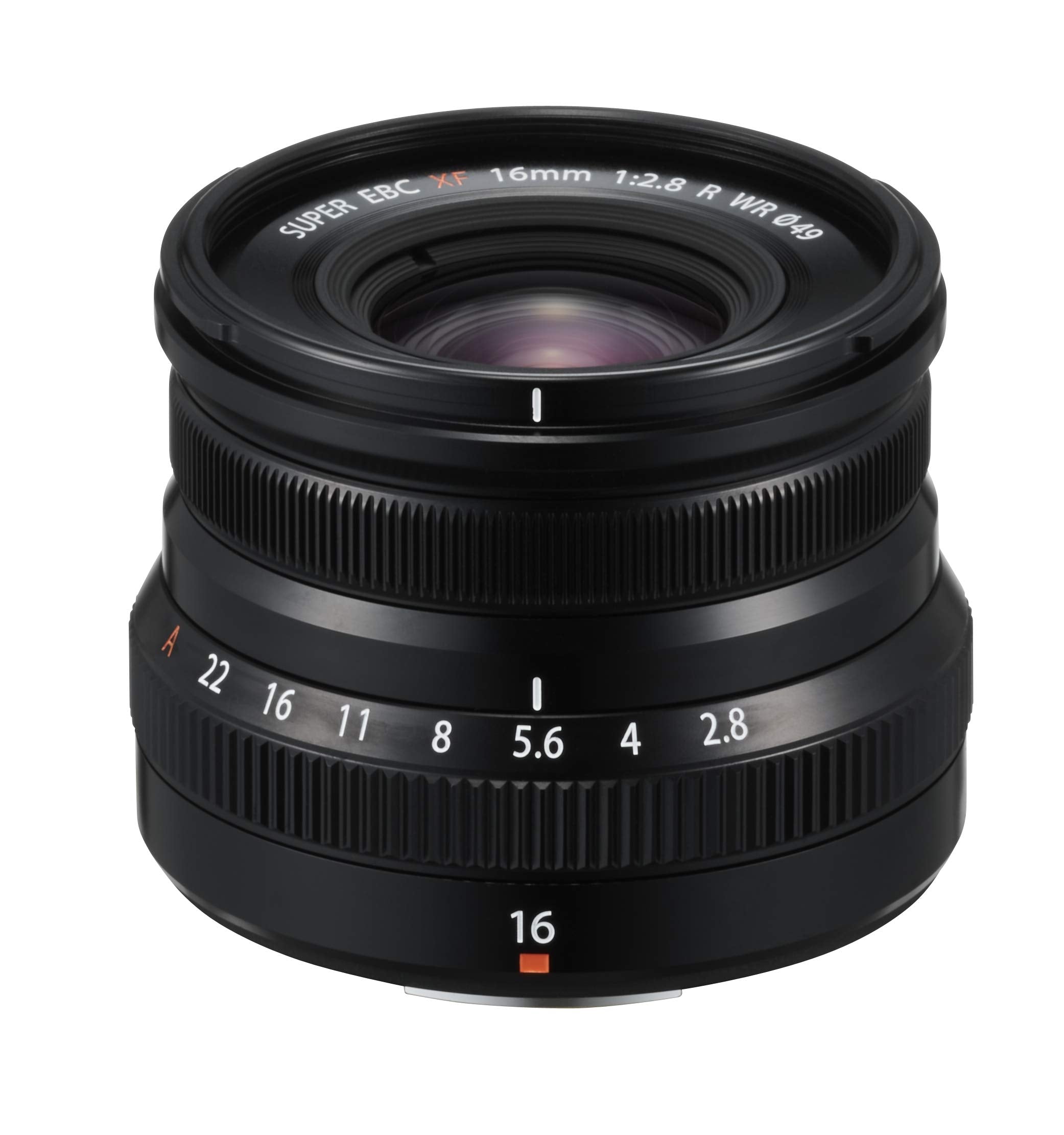 Fujinon XF16mm F2.8 R Weather Resistant Lens, Black