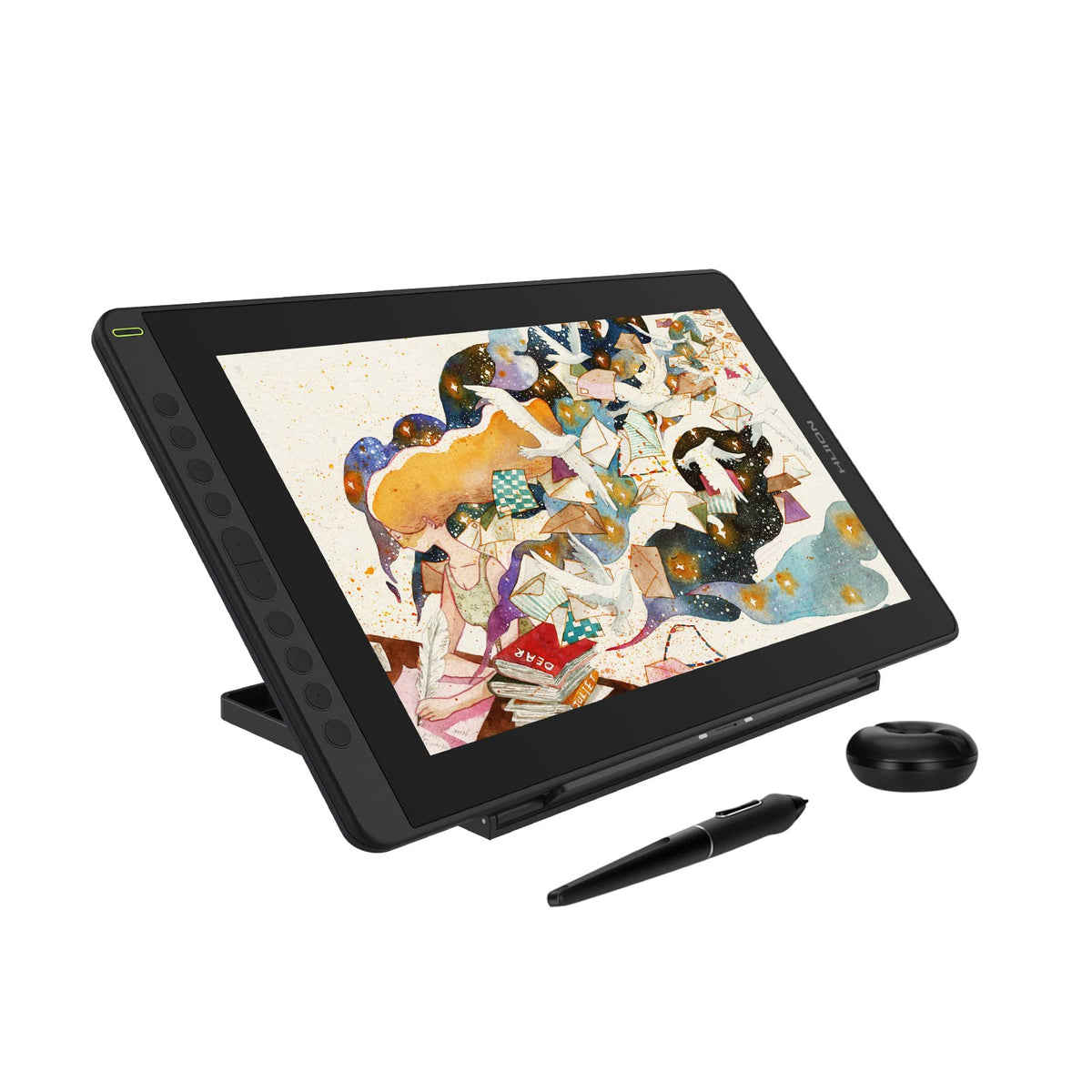 Huion Android 2021 HUION KAMVAS 16 Graphics Drawing Tablet with Full-Laminated Screen ...