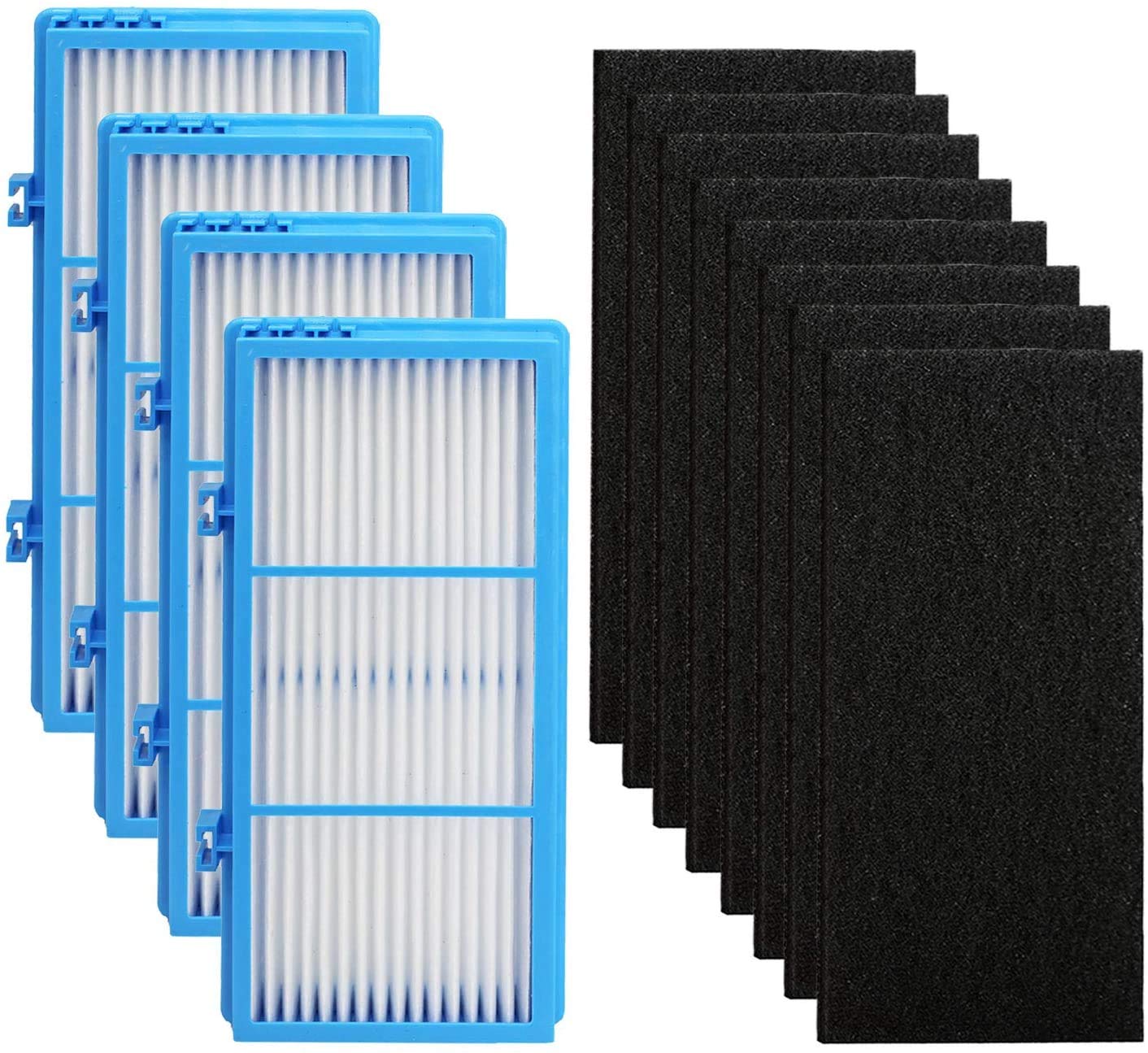 Colorfullife Replacement Filters For Holmes Aer1 Hepa Type Total Air Filter Replacement Filters For Hapf30At And Hap242 Nuc, 4 H