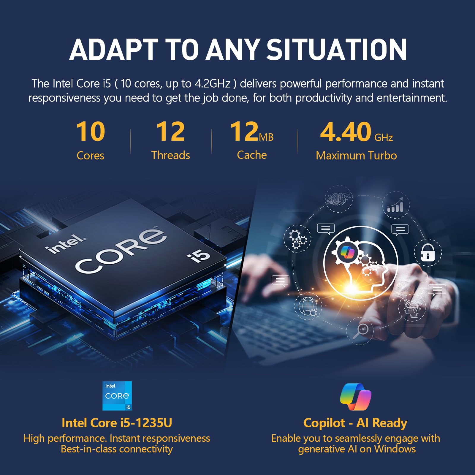 2025 Hp 15.6 Laptop Computer,Intel 10-Core I5 Laptop Lifetime Office,College Students Business Laptop 15 Inch Fhd,32Gb Ram 1.5Tb