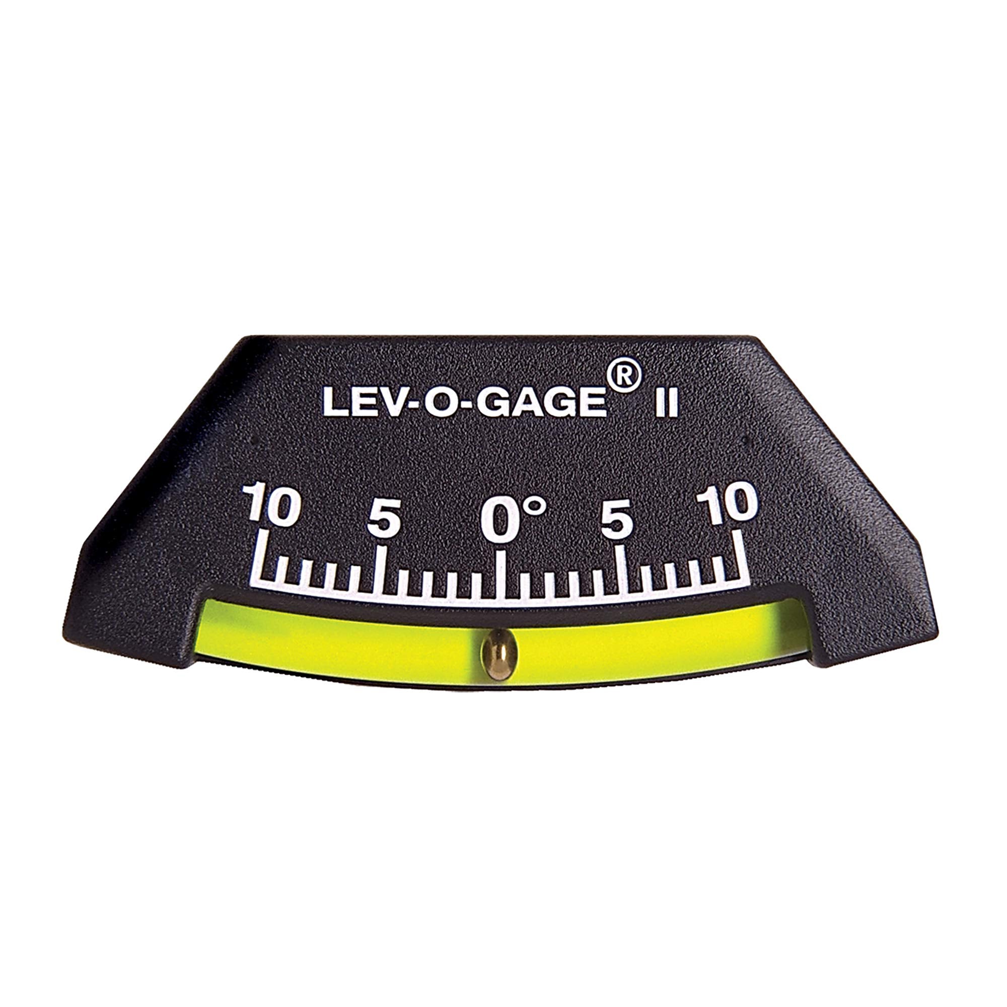Sun Company Lev O Gage Ii   Marine Clinometer | Fore And Aft Trim Aid | Shatterproof Flex Tube Design Boat Clinometer