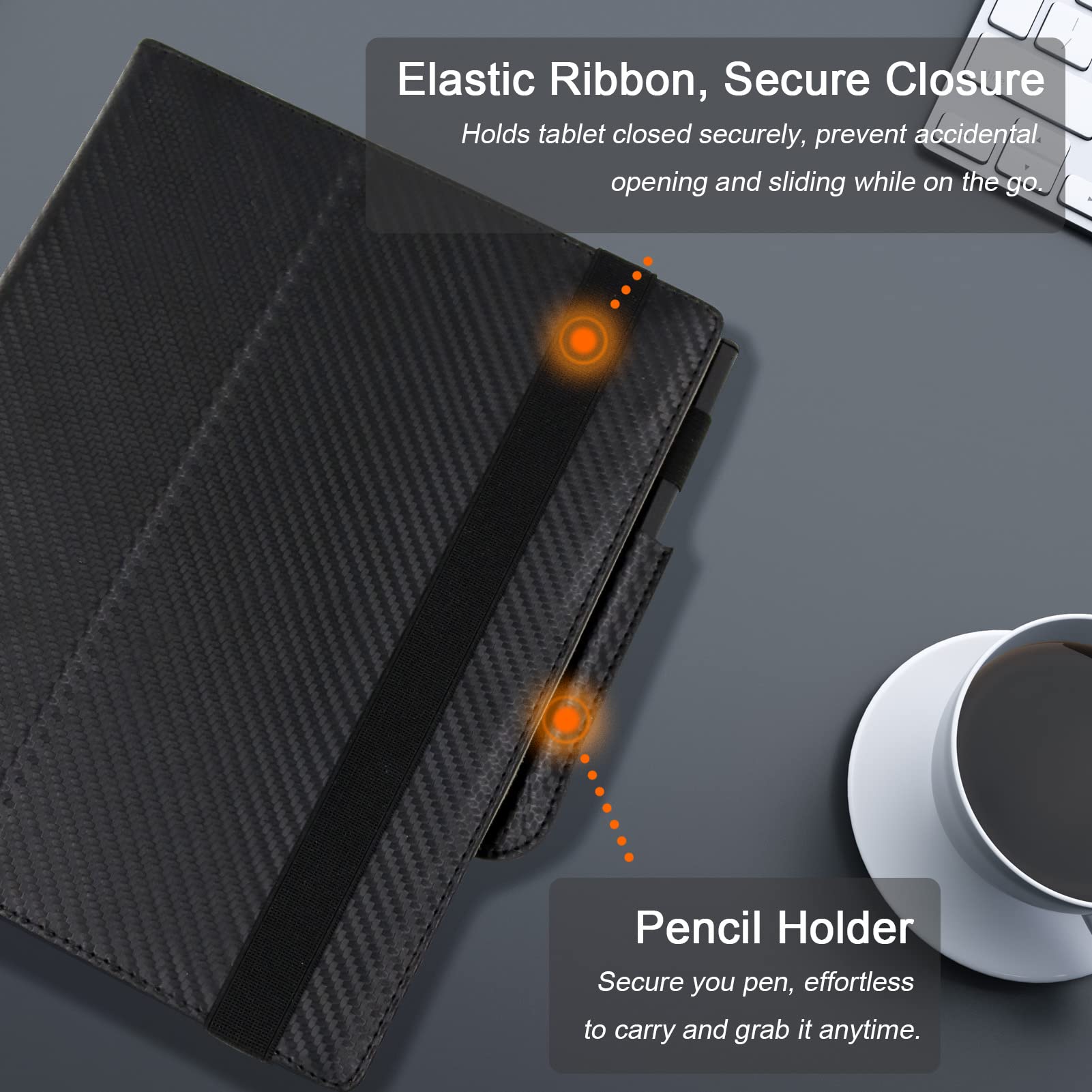 Remarkable 2 10.3 Inch Digital Paper Case (2020 Released), Slim Lightweight Book Folios Cover For Tablet 10.3 Inch With Pen Hold