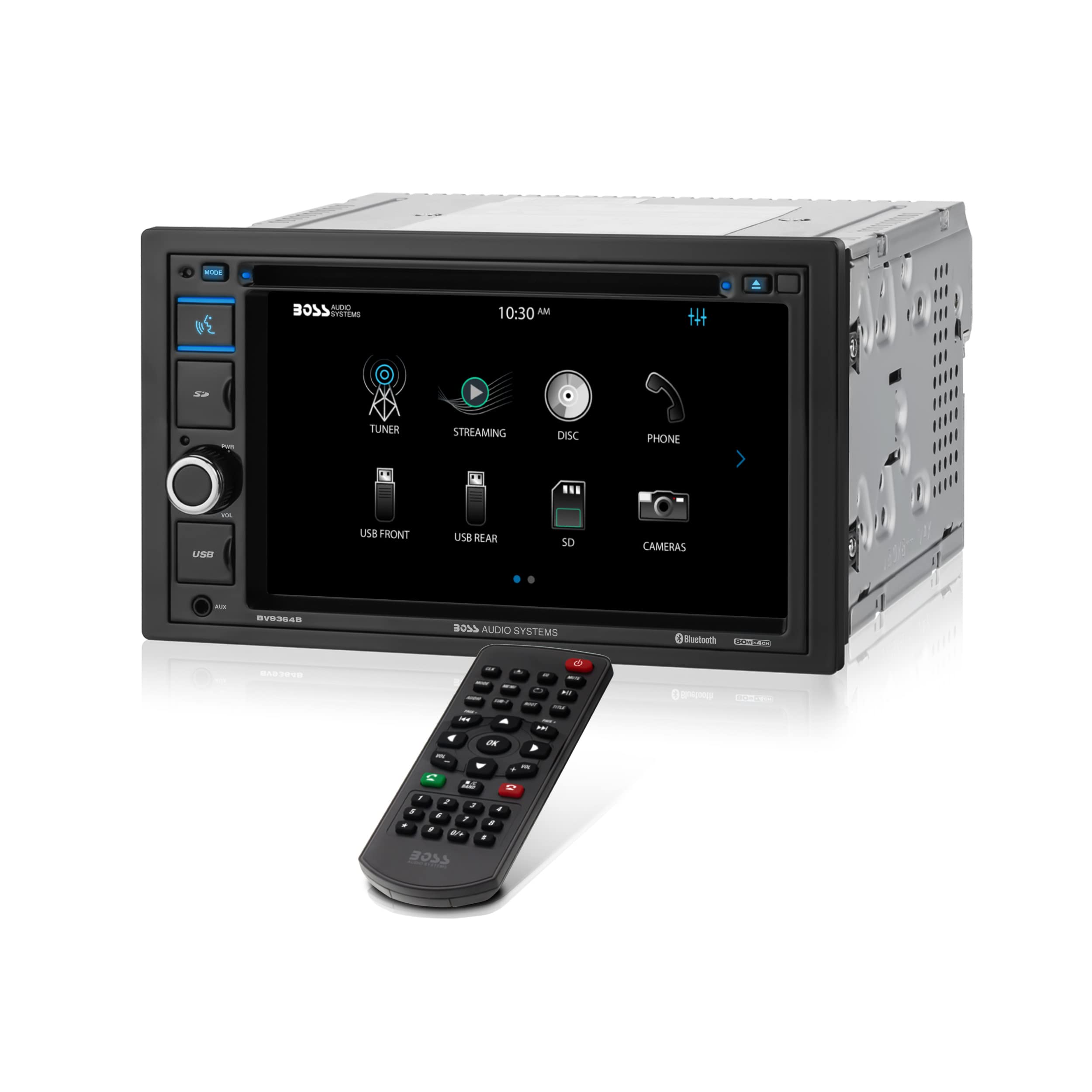 BOSS Audio Systems BV9364B Car Stereo DVD Player  Double Din, Bluetooth Audio/HandsFree Calling, 6.2 Inch Touchscreen LCD Moni