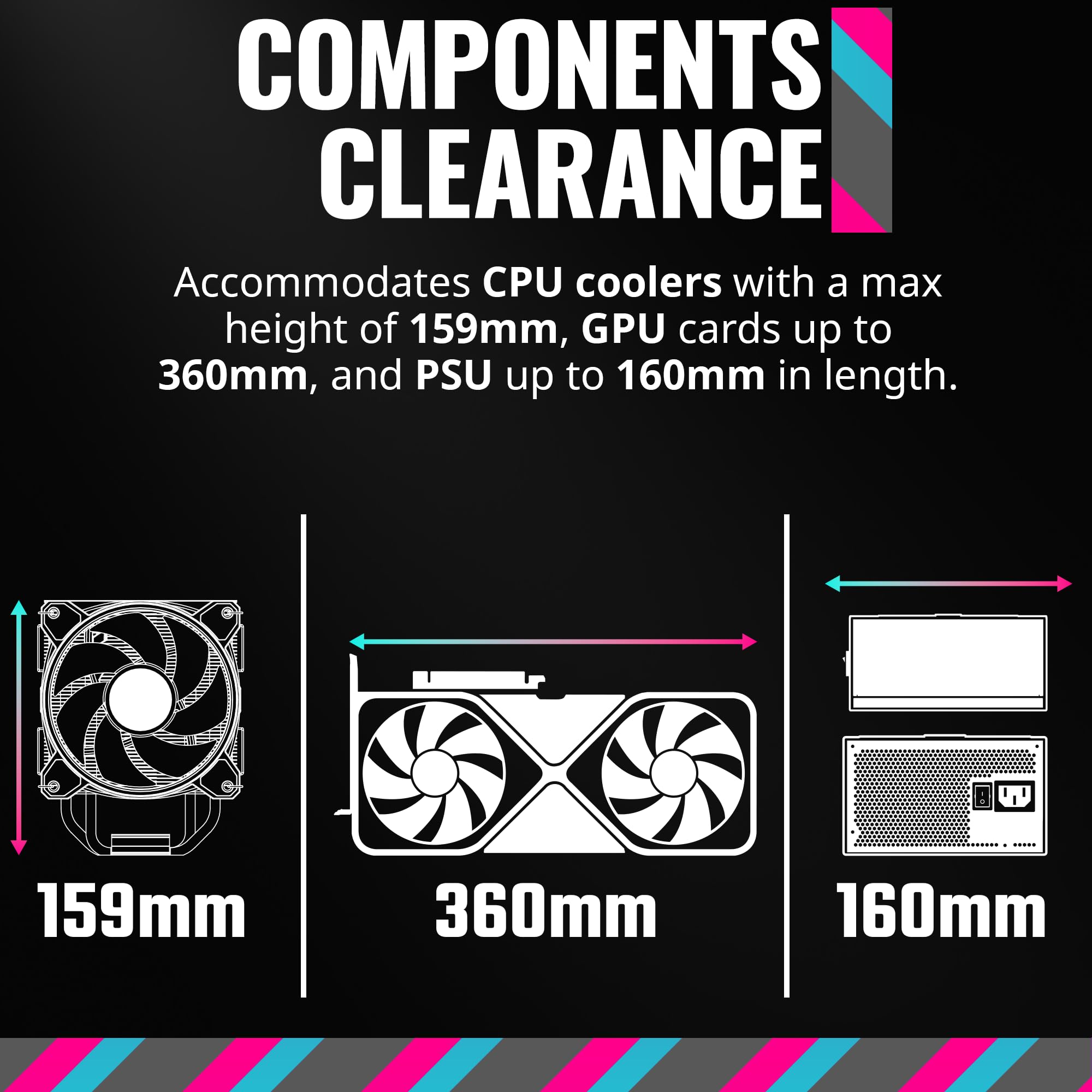 Cooler Master Masterbox Q300L Micro Atx Tower With Magnetic Design Dust Filter, Transparent Acrylic Side Panel, Adjustable Io &