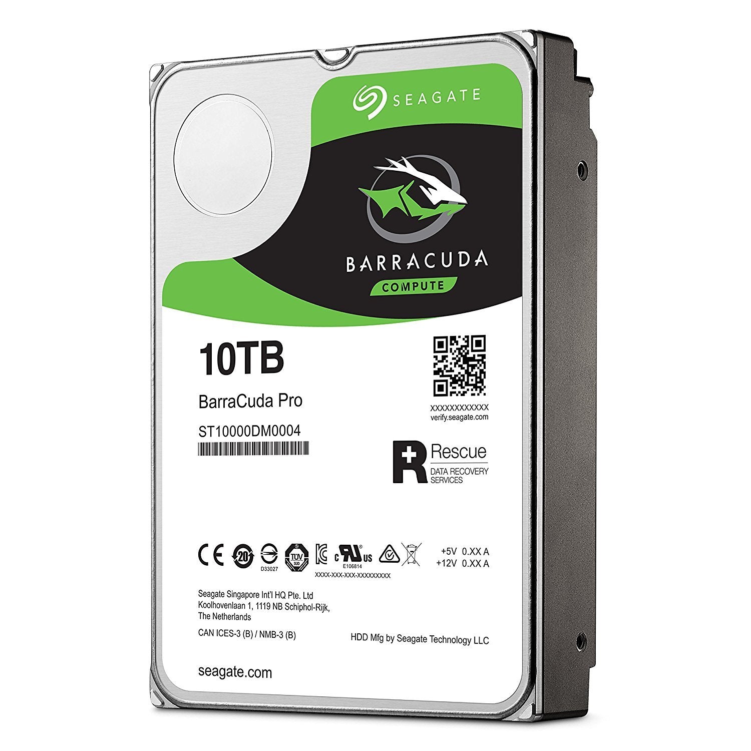 Seagate BarraCuda Pro 10TB Internal Hard Drive Performance HDD � 3.5 Inch SATA 6 Gb/s 7200 RPM 256MB Cache for Computer Desktop PC, Data Recovery (ST10000DM0004)