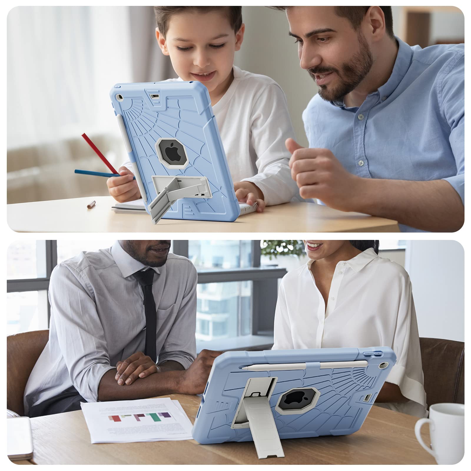 Sibeitu Ipad 9.7 Inch Case For Kids | Ipad 6Th Generation Cases With Stand | Ipad 5Th Generation Case W/Pencil Holder 2018/2017