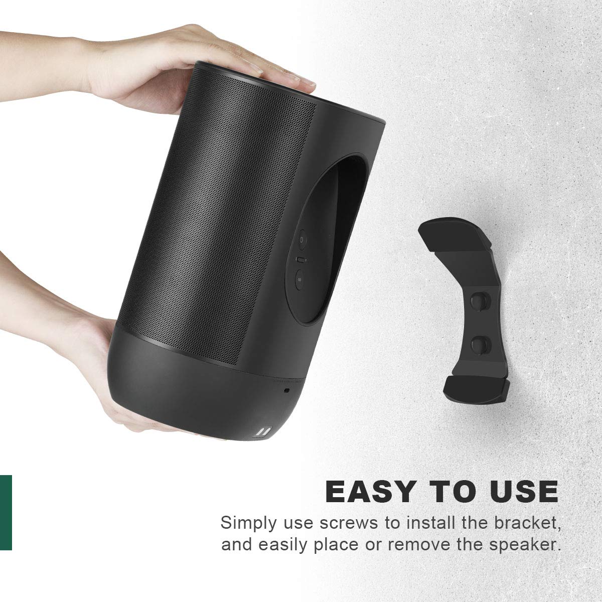 Lenink Wall Mount Bracket Compatible With Sonos Move Speaker, Black