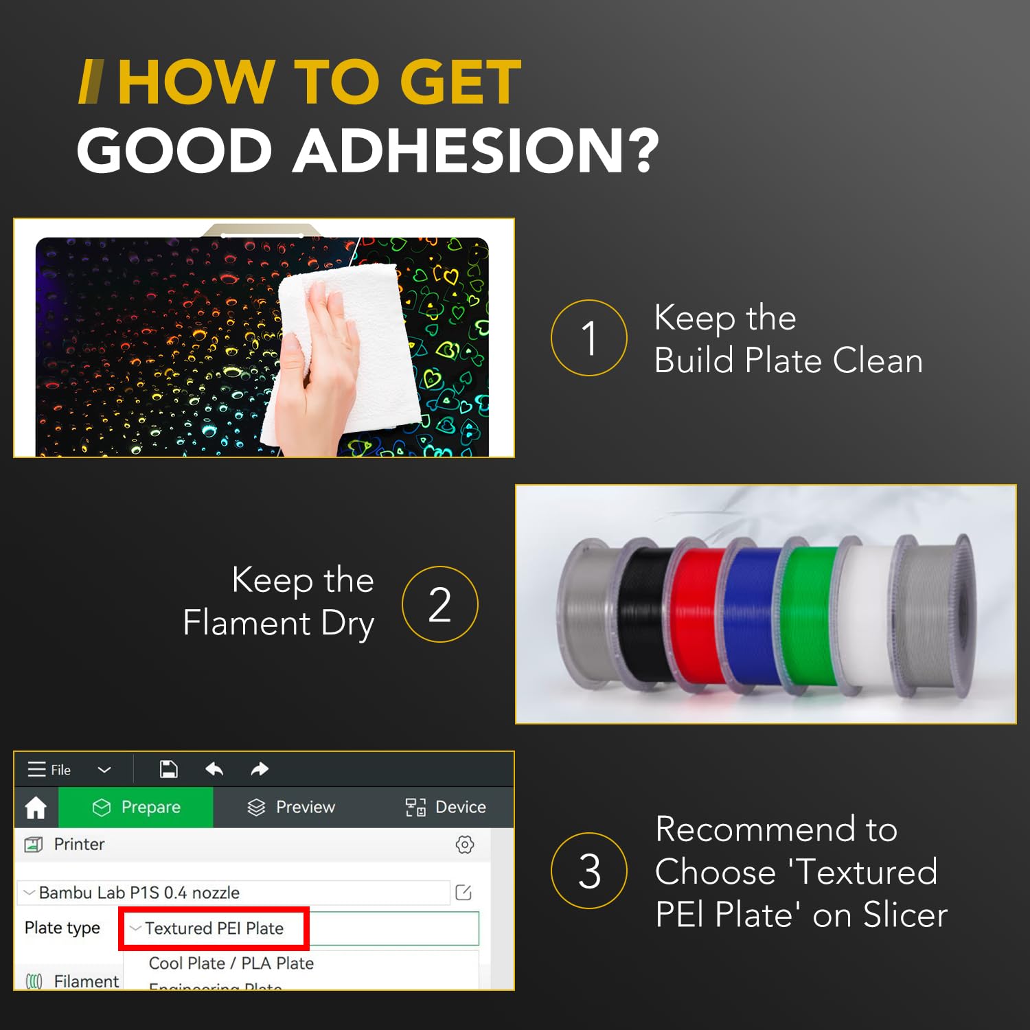 Vokelater 3D Printer Build Plate Per Sheet For Bambu Lab X1/X1C/X1E/P1P/P1S/A1, Heart + Waterdrop Dual Texture 257X257Mm, Flexib