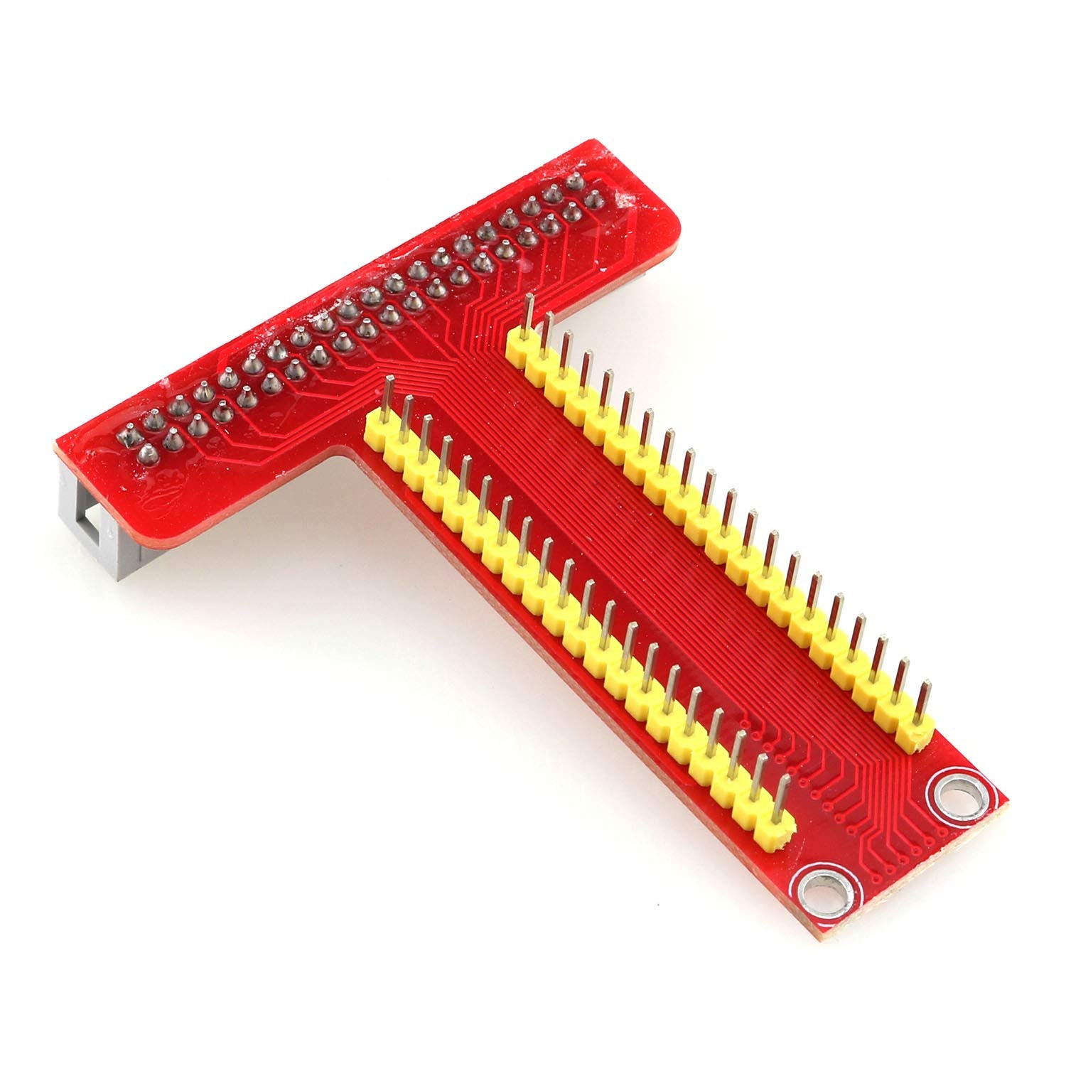 Dgzzi Rpi Gpio Breakout Expansion Board+ 21Cm 40Pin Gpio Flat Ribbon Cable For 4B/3B/3B+/2B/1B+