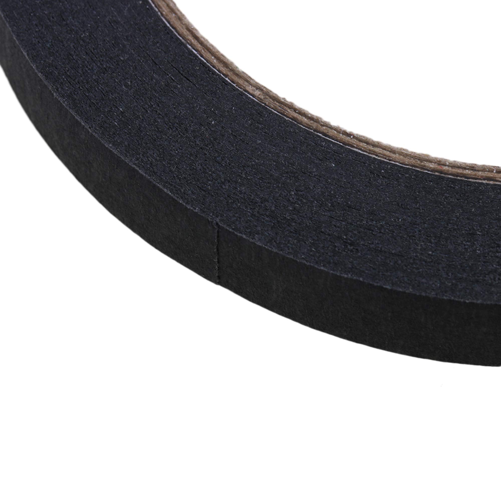 Lovermusic Black 0.39Inch Width Guitar Pickup Coil Tape Electrical Insulation Adhesive Tape Instrument Accessories