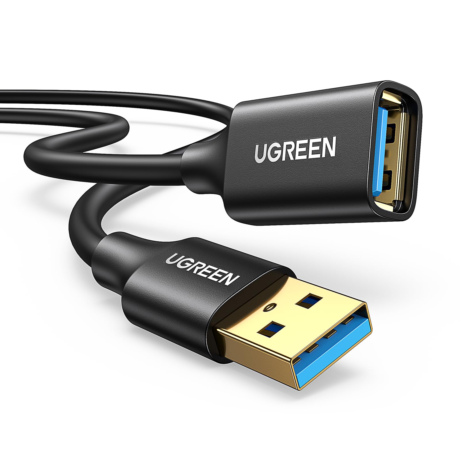 UGREEN USB Extension Cable USB 3.0 Extender Cord Type A Male to Female Data Transfer Lead for PlayStation, Xbox, Oculus VR, USB 